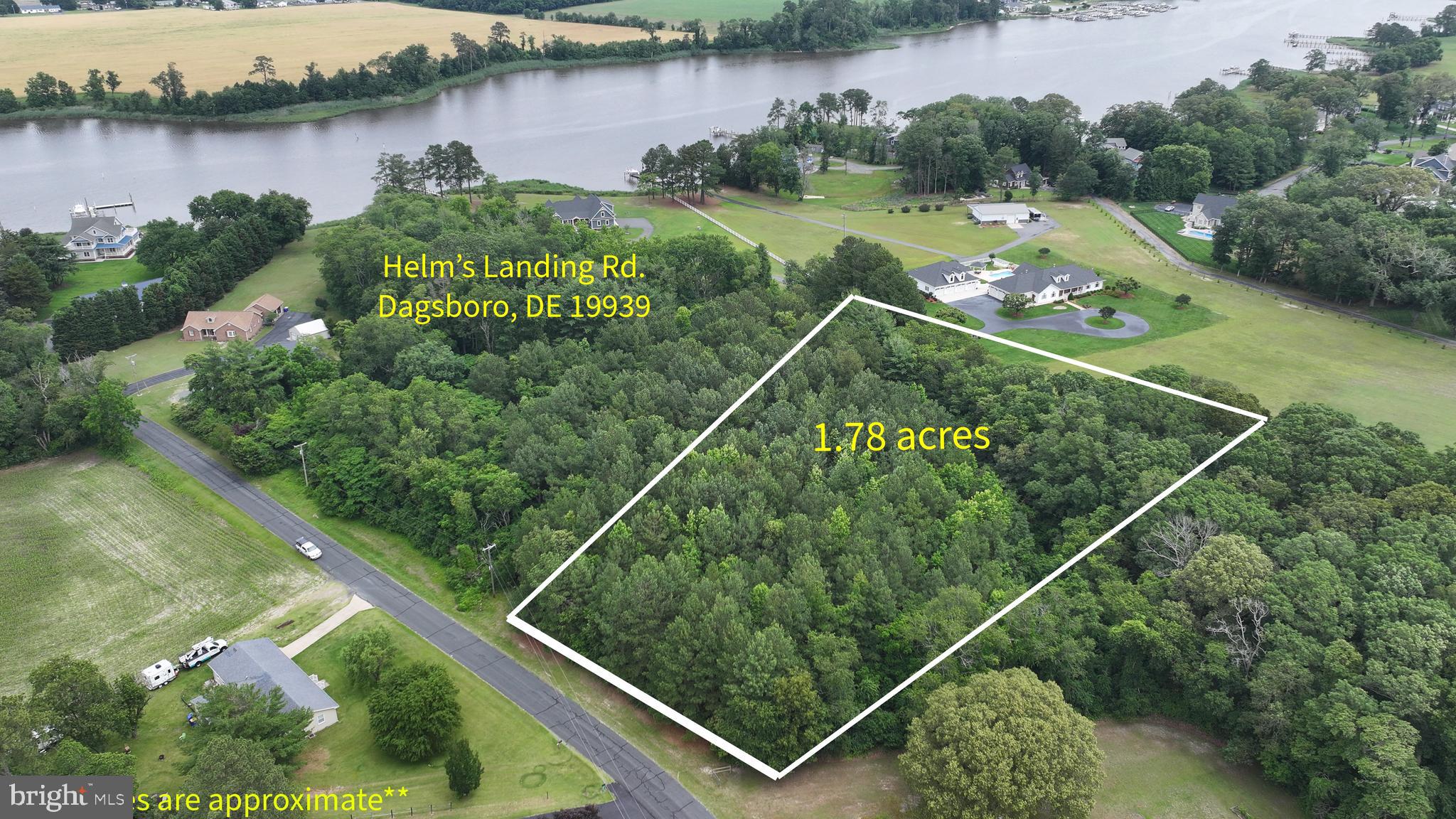 Nestled along the quiet and scenic Helms Landing Road in Dagsboro, Delaware, this picturesque 1.78-acre wooded lot offers a rare opportunity to build your dream home or create a peaceful retreat near the water. Surrounded by mature trees and natural landscape, the property provides privacy and serenity, while being just minutes from the Indian River Bay. Though not directly waterfront, the lot’s location offers close proximity to boating, fishing, kayaking, and other recreational activities that make coastal Delaware so desirable.

The land features a gently rolling terrain that makes it well-suited for residential development, with plenty of space to design a custom home and outdoor living areas. Set on a quiet, low-traffic road, this lot is ideal for those who value a peaceful setting without giving up convenience. You’ll be just a short drive from Dagsboro and Bethany Beach, where you can enjoy shopping, dining, entertainment, and the charm of Delaware’s coastal towns.

Whether you’re a homebuilder, a nature enthusiast, or an investor looking for raw land in a high-demand area, this wooded parcel offers immense potential. It's an ideal spot for a secluded residence, a vacation getaway, or a long-term land investment. With close access to Indian River Bay, Holt’s Landing State Park, and the Atlantic beaches, this is a unique opportunity to own a piece of Delaware’s coastal beauty.