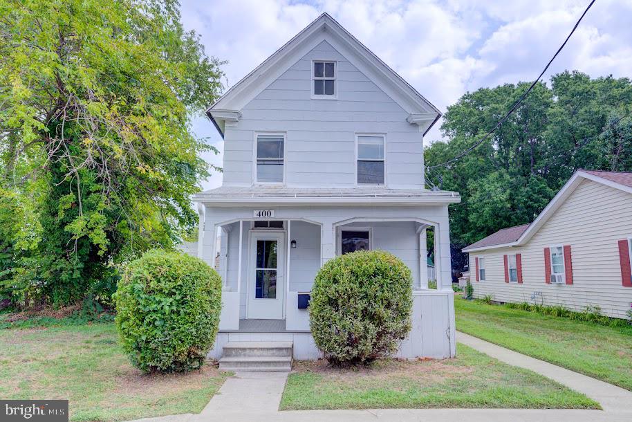 Embrace Eastern Shore lifestyle. Welcome to 400 Henry street where timeless character meets modern peace of mind. This gem has been lovingly preserved while receiving major structural upgrades updated windows . The down stairs floors were removed and new joists and  new flooring makes an attractive engtrance flooring all the way to rear door. Home is a two story with 3 bedrooms and 1 bath upstairs. Perfect for investors, first time home buyers or historic home lovers. Home is two blocks from the boat ramp and  Choptank river acess, renowned for rockfish (stripped bass) perch,and crabs.  You cast your line or drop a kayak just a few blocks away Home has a rear alley to bring boat  or kyacks home. Rear garage has electric for all your storage needs