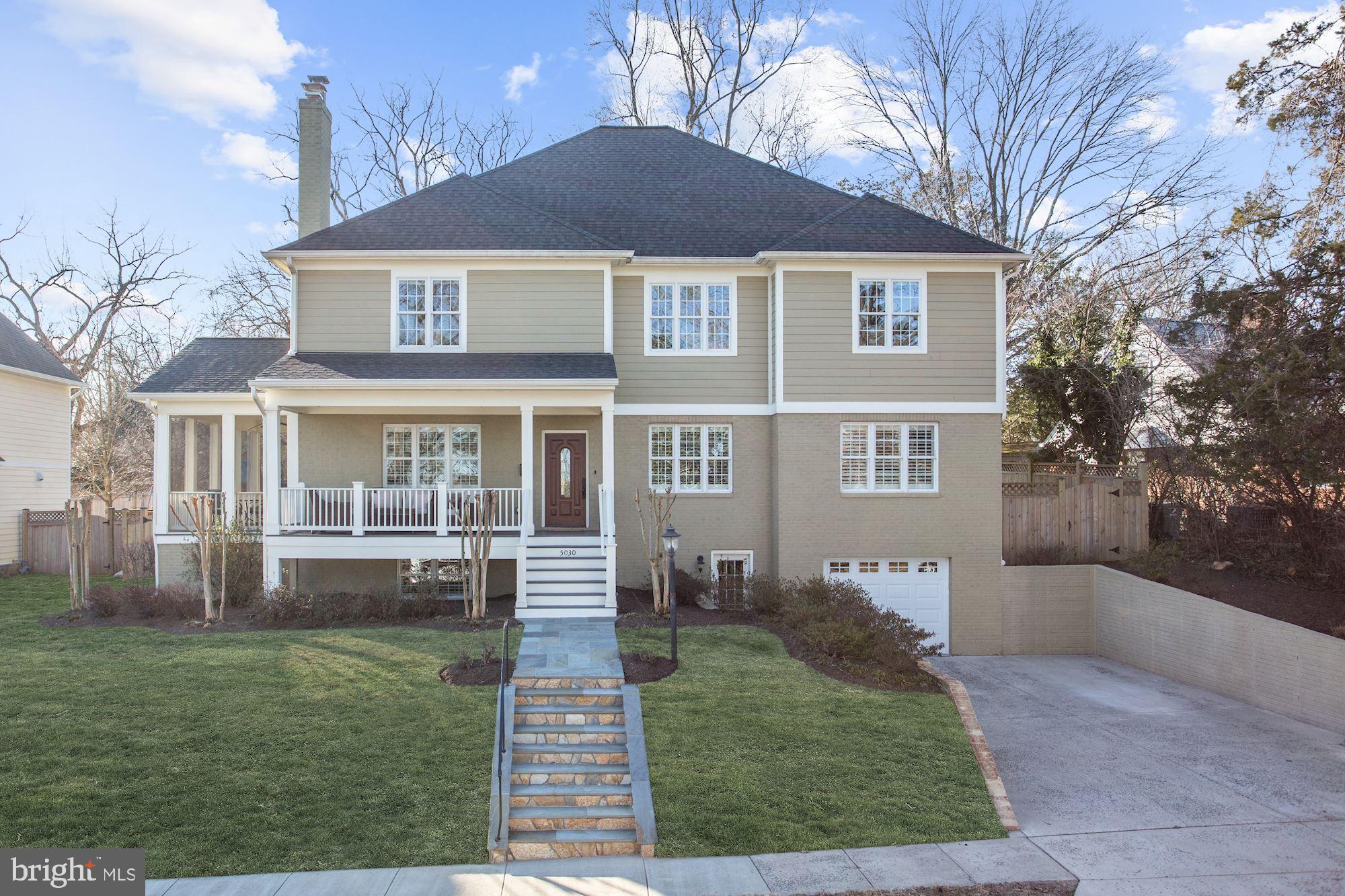 JUST LISTED in prime north Arlington!  Fabulous 4 Bedroom, 4.5 Bathroom home with over 5,000 square feet of finished space on three levels.  Situated on one of the highest elevations in the neighborhood, the home is light filled all day with southern exposure!  The quarter-acre lot boasts a huge rear garden, flat and fully fenced off of the main level with deck and screened porch.  A private gate offers unique direct access to the Knights of Columbus' club in your backyard! Bright Kitchen has stainless steel appliances including 5-burner gas cook top and a huge granite island open to the Family Room and overlooking the rear garden. The incredible Owner Suite features an enormous bedroom, walk-in closet, and spacious Bathroom with jacuzzi tub, separate shower, double vanity, and private water closet. Gorgeous hardwood floors, two-story foyer, 3 fireplaces, and a grand scale with large rooms and high ceilings make this home a true gem. Smart home security/automation features, garage with double-wide driveway add to its functionality.  Fantastic home in sought after Arlington location. MUST SEE!