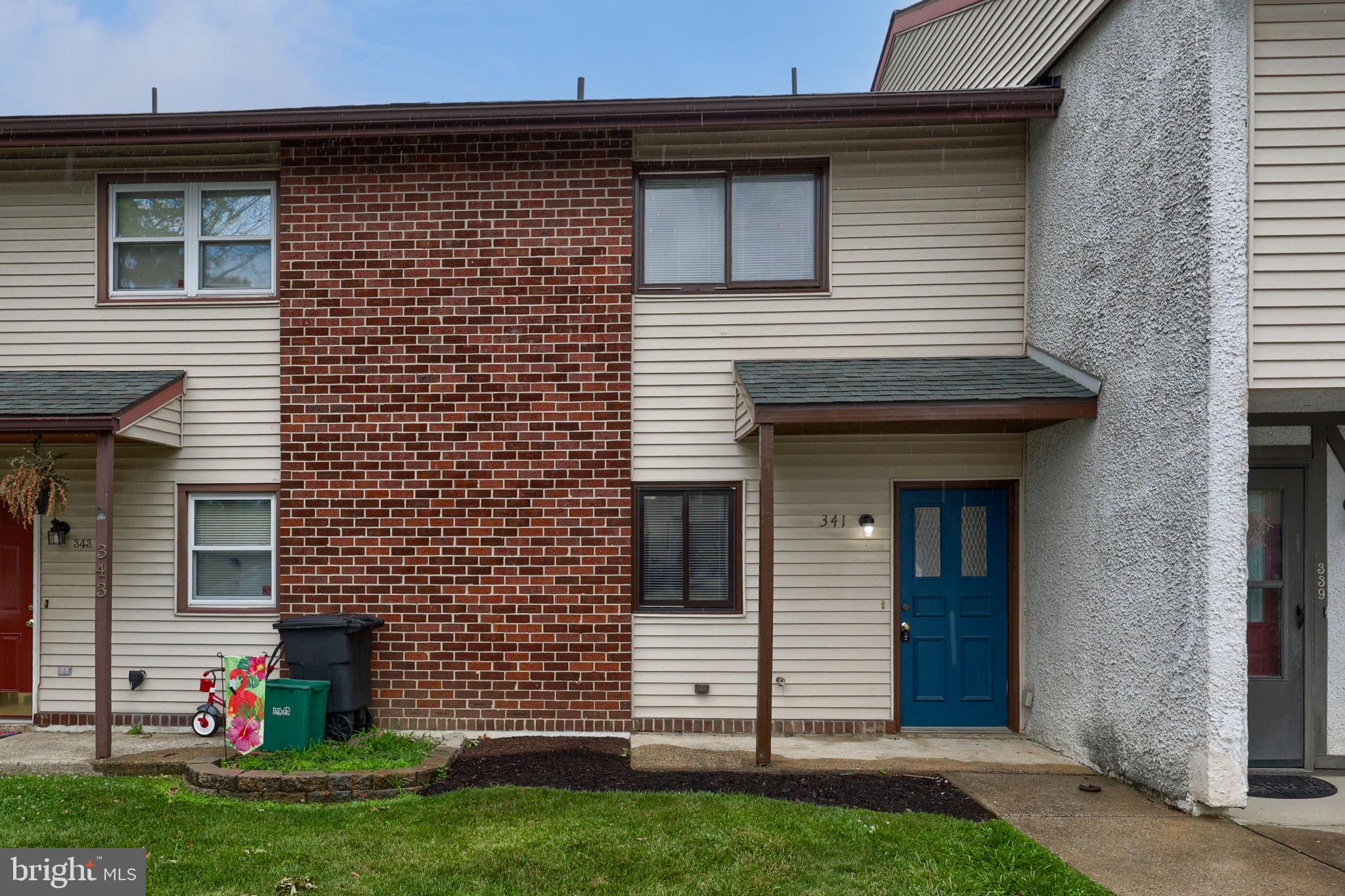 This charming townhouse located in Conestoga Valley Schools features beautiful new white kitchen cabinets and countertop, fresh paint, and new flooring throughout the home, offering a true move-in ready home or excellent investment opportunity. Conveniently situated in the heart of Lancaster County, the property provides easy access to major roadways, shopping, and dining, and is within walking distance to Flory Park with playground, ballfield, and walking paths, while being tucked off a no-outlet street. The kitchen offers ample storage and includes a serving window that opens to the dining area, where the first floor features a spacious living and dining room combination with a gas fireplace and half bath. A covered patio overlooks lush backyard yard, providing a peaceful space to relax and enjoy your morning coffee. Upstairs, the spacious primary bedroom includes a walk-in closet, direct access to the full bath, and balcony access, while the second bedroom is generously sized. The full bath features dual sink areas. Additional highlights include second-floor laundry, two assigned off-street parking spaces, and a roof replaced in 2019. Don’t miss this beautiful move-in ready home!
