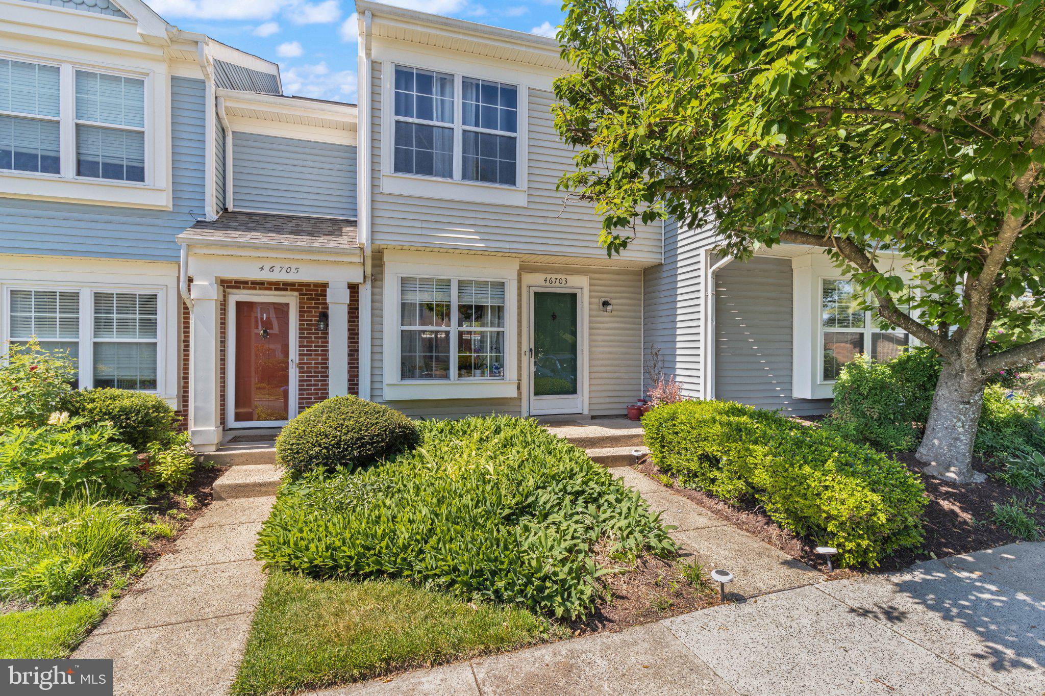 Public::Renovated two-level townhome in Rolling Ridge. Everything is done! HVAC 2022. Modern kitchen with on -trend modern black cabinets with brushed gold fixtures. Floating wood shelves, all stainless appliances (2022).  Repainted 1st floor. Installed fence in 2024 and pantry in 2025.  Built-in range hood. Eat-in breakfast area and bar for additional seating. New engineered hardwood with natural wood. Renovated bathroom with hexagon floor tile, 12 x 24 shower tile, gold fixtures. Don't miss this move-in ready home and the best deal in this price range! *Condo which covers the roof/siding. TWO YEARS OLD ROOF.