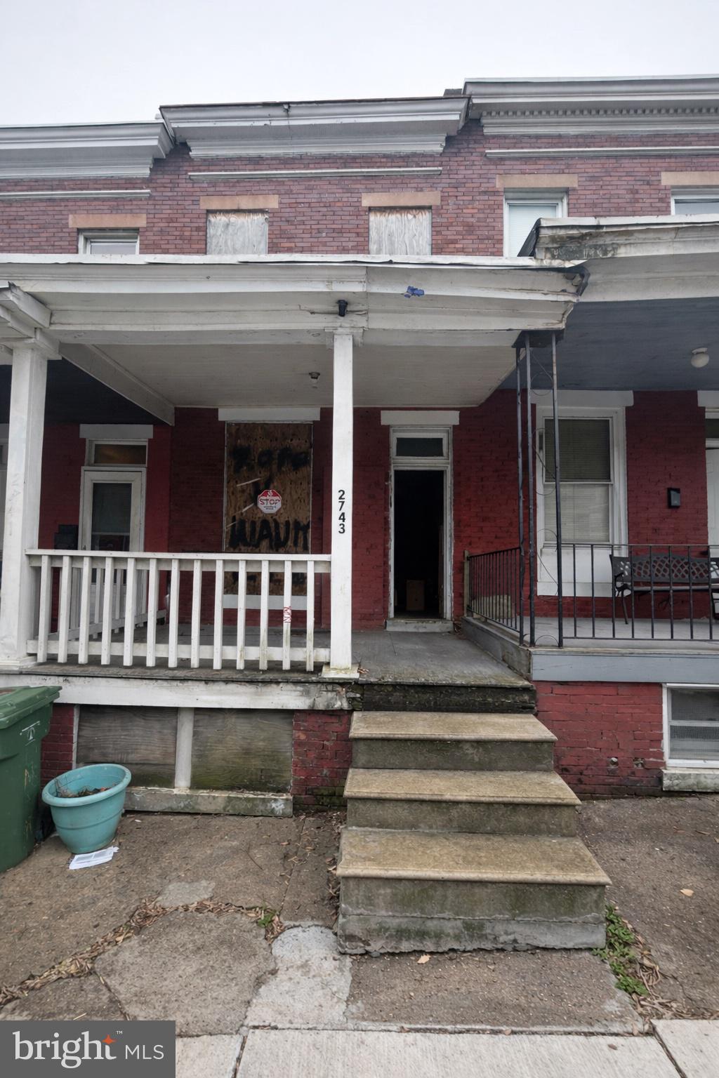 Great opportunity to restore this classic Baltimore rowhome located at 2743 W Lafayette Ave. This property is a shell requiring a full renovation, offering the ideal canvas for a complete transformation. The home features a traditional layout with the potential for multiple bedrooms and bathrooms, allowing for customization to suit a variety of end uses. A new roof has already been installed, providing a valuable head start on the renovation process. Situated on a residential block with convenient access to major commuter routes, public transportation, and neighborhood amenities, this property presents an excellent opportunity for those looking to bring their vision to life.
