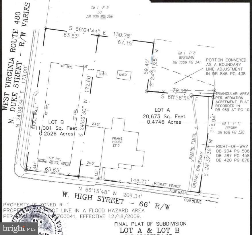 SHEPHERDSTOWN CORPORATION - Residential