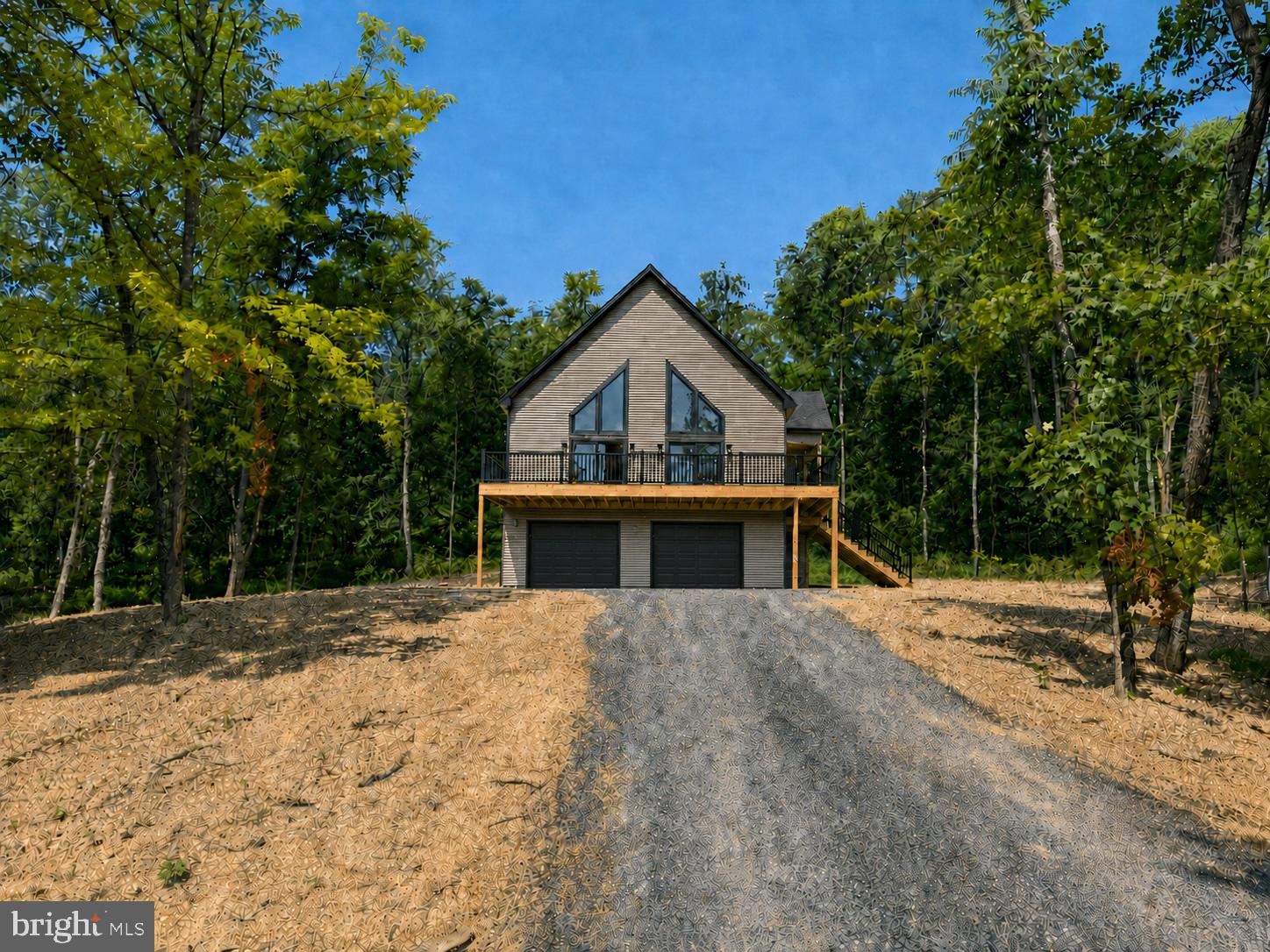 Featuring a 2-car detached garage and over 3 private wooded acres set the stage for this beautifully crafted new construction chalet, offering the perfect blend of modern comfort and peaceful seclusion. Thoughtfully designed for both everyday living and weekend escapes, this home features a functional floor plan with inviting living spaces throughout.
The upper level offers two spacious bedrooms and a full bathroom, creating a comfortable retreat with serene wooded views. The main level features the primary suite with a private bathroom, along with an additional half bath for guests and everyday convenience.
The heart of the home is the well-appointed kitchen, complete with granite countertops, ample cabinetry, and a full four-piece stainless steel appliance package—ideal for entertaining or preparing family meals.
The finished basement expands the living space with a spacious recreation room, an additional half bathroom, and plenty of storage or future expansion possibilities.
Surrounded by nature, this exceptional property offers the privacy and tranquility you've been searching for while providing all the benefits of quality new construction. Don't miss the opportunity to make this stunning chalet your own.