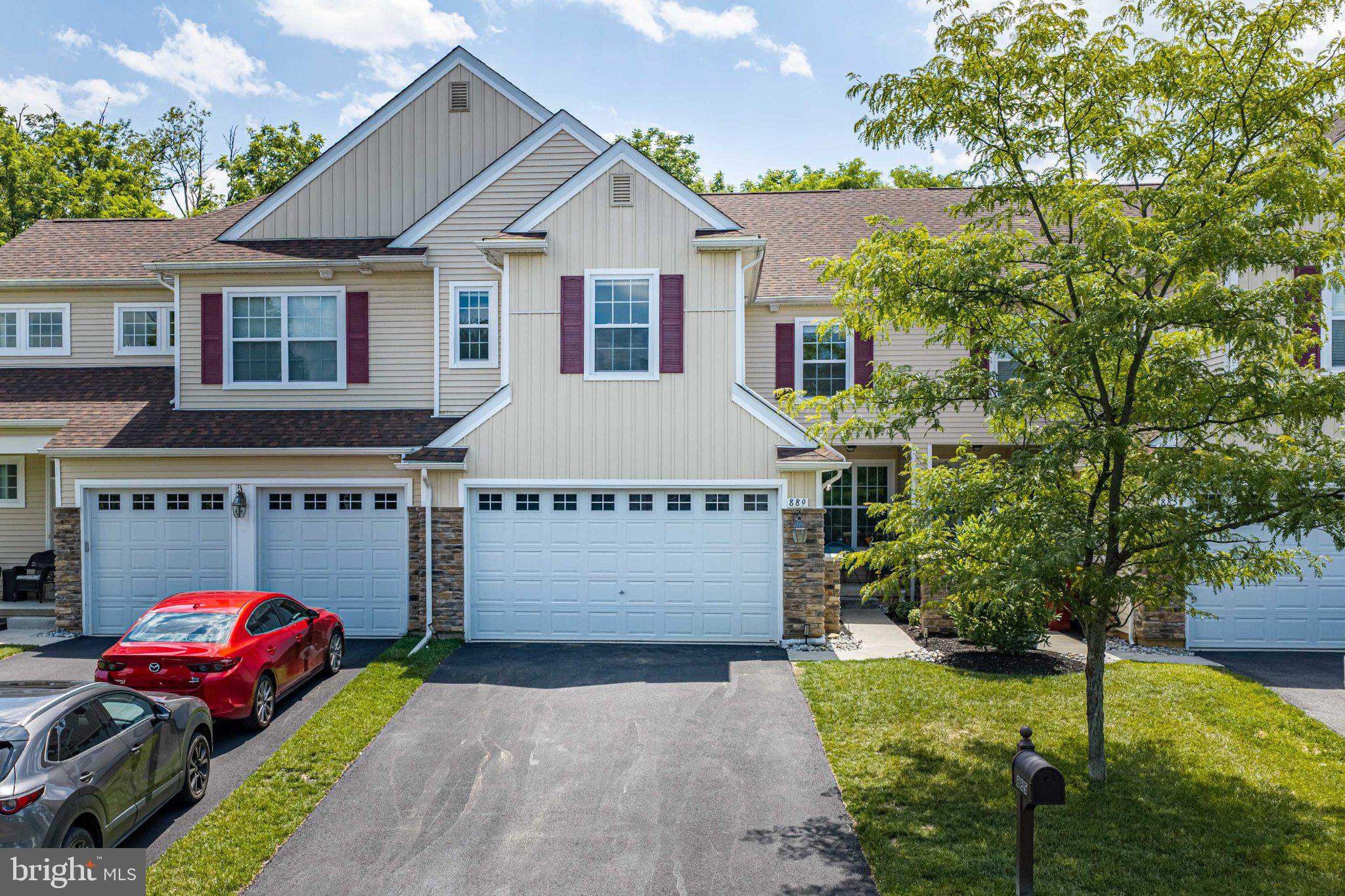 Welcome to Riverview Estates, one of the area's most sought-after communities, offering low-maintenance living and exceptional amenities! The low HOA fees include lawn care, snow removal, and mulching of landscape beds—an outstanding value rarely found. Residents enjoy access to the community pool, clubhouse, and other recreational amenities with a separate annual recreation fee. Perfectly situated, this home backs to the community walking path and is just a minute's walk to the pool and other amenities. Golf enthusiasts will also appreciate the neighboring Riverview Country Club, where homeowners receive a 10% discount on memberships. This beautiful home welcomes you with a charming front porch and offers a spacious, open floor plan designed for comfortable living. The stunning kitchen features granite countertops, a center island, stainless steel appliances, and a dining area that flows seamlessly into the family room. An additional flex room on the main level is perfect for a home office, den, formal living room, or whatever best suits your needs. A convenient half bath and access to the rear deck complete the first floor. Upstairs, you'll find a spacious loft, a beautiful primary suite with a tray ceiling, walk-in closet, and private bath featuring dual vanities, a soaking tub, tiled walk-in shower, and a private water closet. Two additional bedrooms, a full bath, and a conveniently located second-floor laundry room complete the upper level. The full basement with an egress window offers endless possibilities for future finished living space. A two-car garage and additional driveway parking complete this exceptional home, offering the perfect blend of style, comfort, and convenience in one of the area's premier communities.