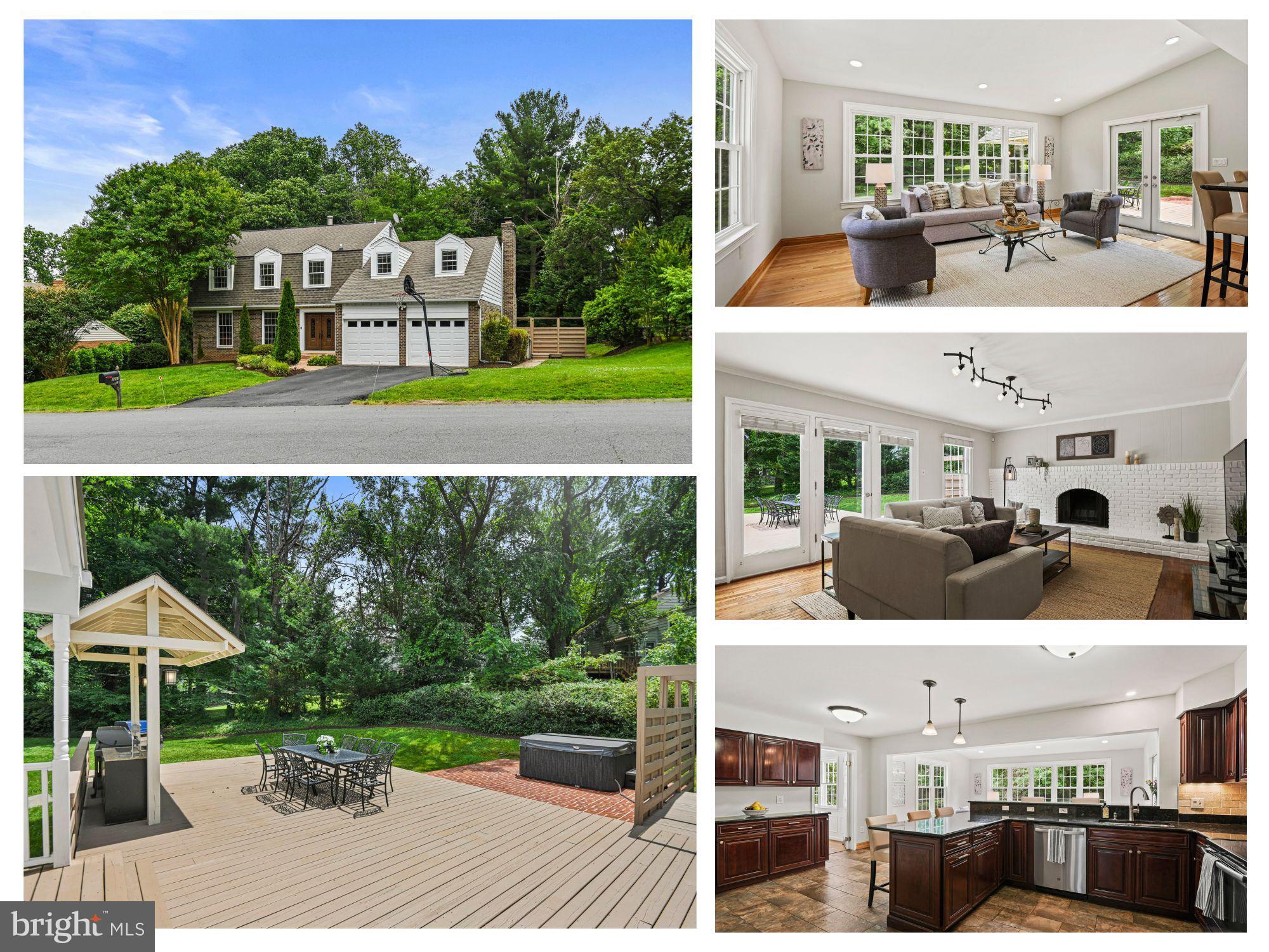 Welcome to this expanded and renovated Colonial with 4,882 Finished SF on a private HALF ACRE private lot with outdoor living at its best.  The main level features a gourmet kitchen, complete with granite counters, a stylish backsplash, stainless steel appliances, an eat-in peninsula island with seating for 6, ample cabinetry, and a large pantry with a decorative barn door. The kitchen seamlessly flows into an expanded family room, perfect for gatherings, and is a versatile flex space with large windows, a vaulted ceiling, recessed lighting, and French doors that open to a oversized deck. This area can easily serve as a second family room, playroom, or additional dining area. The formal living room is bright and spacious, while the dining room comfortably seats eight and is adorned with chair and crown molding, a new chandelier, and large windows overlooking the expansive backyard. The large family room boasts sliding glass doors to the deck, an exposed brick wall with a wood-burning fireplace, accent overhead lighting, and access to a two-car garage with built-in storage shelving. A convenient half bathroom is located in the center hall, perfect for guests.

Enjoy hosting or relaxing out back.   The outdoor living is at its finest with an expansive deck that includes a covered barbeque area, perfect for entertaining family and friends. Relax in the oversized hot tub, and enjoy the generous private half-acre lot situated in a quiet cul-de-sac.  And don’t miss the firepit that’s perfect for cool evening conversations and gazing at the stars.

The upper level offers a private retreat in the owner’s suite, featuring a separate den, four generous closets, dormers with storage, and an en-suite bathroom with a double vanity, recessed lighting, a jacuzzi tub, and a glass-enclosed frameless shower. The additional bedrooms are generously sized, with large windows and ample closet space. An updated hallway bathroom features two separate vanities and a glass-enclosed shower, ensuring convenience and comfort for family members and guests alike.

The sunfilled walk-out lower level is designed for recreation and entertainment, with a spacious rec room that opens to the backyard patio. The newly renovated guest room (no closet, so not a “legal” bedroom) addition provides privacy and convenience, with a full third bathroom featuring a shower, storage shelves, and a linen closet. A large flex area with a mirrored wall can serve as an exercise space or playroom, while an additional room offers potential as an office or storage area. Completing this level is a utility room equipped with laundry facilities, a utility sink, and built-in storage.


This home is part of the vibrant McLean Hunt Estates community (NO HOA) and on a very quiet street that leads to amazing trails taking you in nature with a beautiful creek.   The trails also go directly to the Rec Center, which offers an indoor pool, kids’ sports, and various classes.Also enoy the optional McLean Hamlet Swim and Tennis Club membership with activities for all ages, social events, swim team, tennis team, dive team, pickleball, movie nights, themed party nights, kids' camps, and more.   Love being so close to Spring Hill Elementary, too.   This convenient location offers easy access to 495, Rt. 7, Dulles Toll 267 to 66, and 123 to GW Parkway. It is only 2 miles from the Silver Line Metro and 10 minutes from Tysons Corner Center, with a convenient bus stop nearby. This home combines luxurious living with a prime location and vibrant community amenities, making it the perfect haven for any family.

Open Houses 6/13/24 4-6pm, 6/15 2-4pm, 6/16 2-4pm