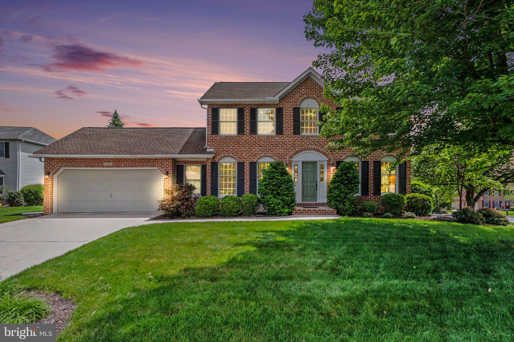Welcome HOME to 2205 Wynnwood Court — a spacious and incredibly well-maintained 4-bedroom, 2.5-bath colonial tucked into the sought-after Westbury neighborhood of Hampden Township. With over 2,600 square feet of finished living space across three levels, a brand-new geothermal HVAC system, and a finished basement complete with a fifth bedroom option, this home offers incredible value in one of Cumberland County's most desirable communities.
The main level is made for both everyday living and entertaining. You'll love the open flow between the kitchen, featuring a breakfast nook with room for a table and the adjacent family room. A formal dining room and separate living room give you the flexibility to spread out, while the main-floor laundry room adds everyday convenience. Step outside from the kitchen to a screened porch (nearly 14' x 12') and an oversized patio (the perfect setup for morning coffee or evening gatherings).
Upstairs, the primary suite measures a generous 18' x 12'5" and includes a walk-in closet and private bath. 3 additional bedrooms and a full hall bath complete the second floor. Downstairs, the finished basement adds a spacious recreation room (nearly 20' x 27'), a bonus 5th bedroom, and a utility room, ideal for guests, a home gym, or a dedicated playroom.
Major mechanicals have been recently updated, including a geothermal forced air heating and cooling system installed in 2025, a new roof in 2017, and a water heater in 2018. A radon mitigation system is already in place. The attached 2-car garage measures over 26' deep  with plenty of room for vehicles and storage.
Located in the desirable Cumberland Valley School District (Mountain View Middle School & Shaull Elementary School) and just minutes from shopping, dining, and easy access throughout the West Shore corridor. The Westbury HOA is just $155/year and covers upkeep of the neighborhood park and retention areas.