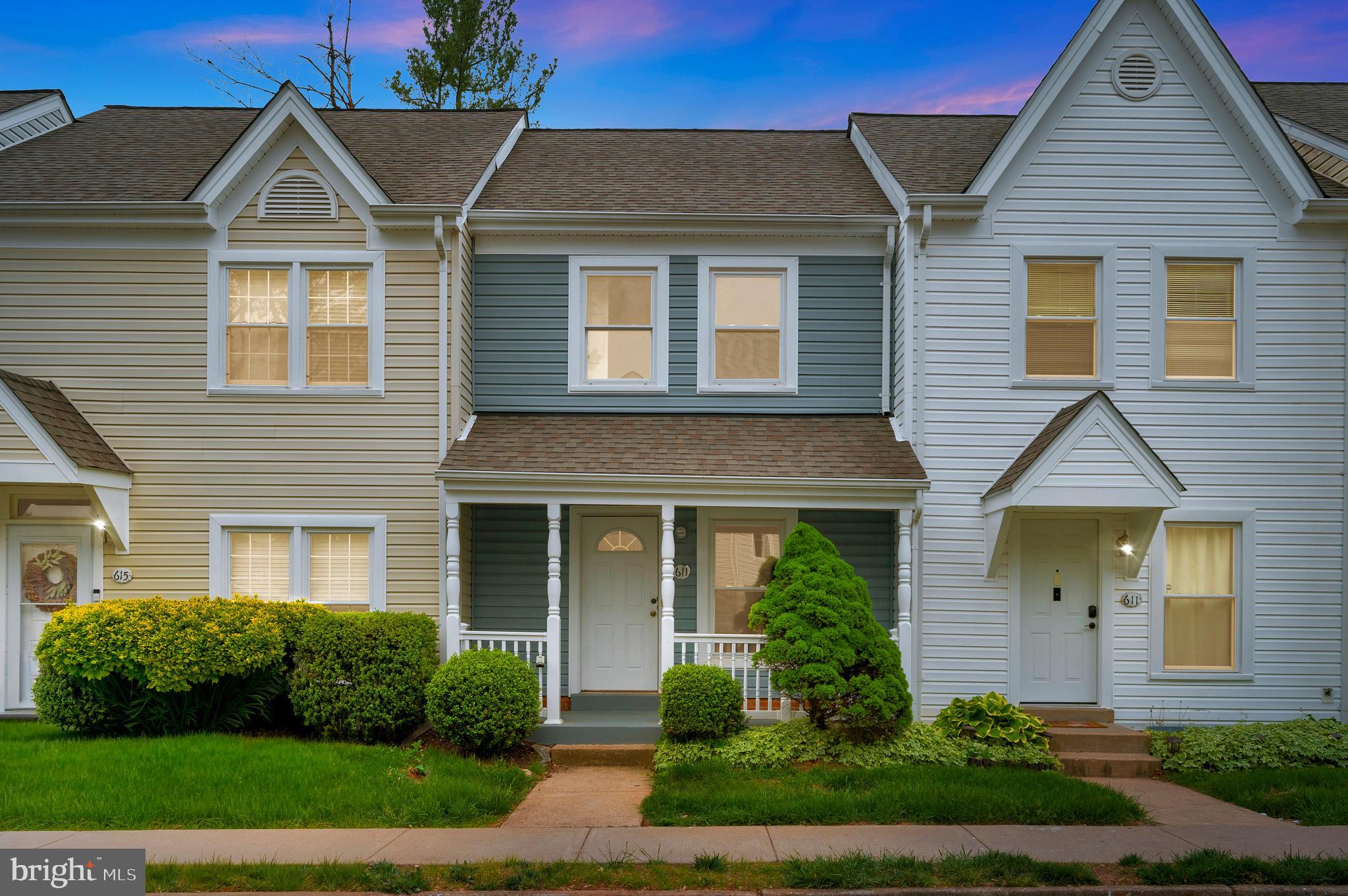 Welcome home to 613 Madison Ct in desirable Stafford Meadows! This charming two-level townhome offers thoughtful updates, comfortable living spaces, and move-in-ready convenience.

Enjoy relaxing on the inviting front porch. The perfect spot for morning coffee or unwinding in the evening. Step inside to a cozy living room with new carpet and a warm, welcoming feel.

The updated kitchen is ready to impress with stainless steel appliances, including a new microwave, stove, refrigerator with ice maker, and dishwasher. You’ll also find new cabinetry, a beautiful farmhouse sink with updated faucet and sprayer, granite countertops, and newer vinyl flooring.

The main-level half bath has been refreshed with a new toilet, vanity, and granite countertop. Upstairs, you’ll find two bedrooms with new carpet and a full bath featuring a new toilet, vanity, granite countertop, and vinyl flooring.

Additional updates include a new water heater, washer and dryer only a few years old, new outlets, electrical switches, and vent covers for added peace of mind.

Out back, enjoy a small private patio, newer privacy fence, and a storage shed for extra convenience.

Conveniently located close to shopping, dining, commuter routes, and everything Stafford has to offer, this well-cared-for home is ready for its next owner. Don’t miss your chance to make 613 Madison Ct yours!