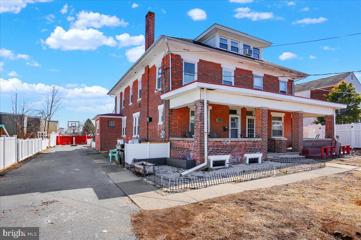 Welcome to this large twin home located at 120 N Berks St, Boyertown, PA! This charming property offers a perfect blend of modern upgrades and classic features in a wonderful neighborhood. Boyertown is known for its small-town charm, great schools, and convenient access to major highways for easy commuting.

The home has seen a host of thoughtful updates, starting with the attic, where new exhaust fans and air vents have been installed to ensure optimal airflow. There are also two additional bedrooms on that level giving you five total bedrooms.  New windows bring in an abundance of natural light, while laminate flooring has been added to the second floor and hallway, providing durability and style. The two bedrooms upstairs have been given new laminate flooring as well, with a fresh coat of paint that complements the space beautifully.

The main floor has been thoughtfully renovated with modern touches and still plenty left for you to do to make it yours. The first floor has a open concept floor plan with a beautifully updated  kitchen that features 42-inch shaker cabinets, a custom-made island, and stunning granite countertops that elevate the room. There are new entry doors, windows, laminate flooring through out tying the spaces together. The fireplace has been updated for a contemporary look, and the half bath has been remodeled to offer even more convenience.

The full bathroom has also received a makeover, with new tile flooring, fresh paint, a new door, and an upgraded tile shower. Outside, the deck has been expanded around the 12x18 above-ground pool, offering an ideal space for entertaining or relaxing.

The basement has been improved with new front windows and an updated electrical service, ensuring peace of mind for years to come. This home offers plenty of space for both relaxing and entertaining. Don’t miss out on the opportunity to make this gem your own!