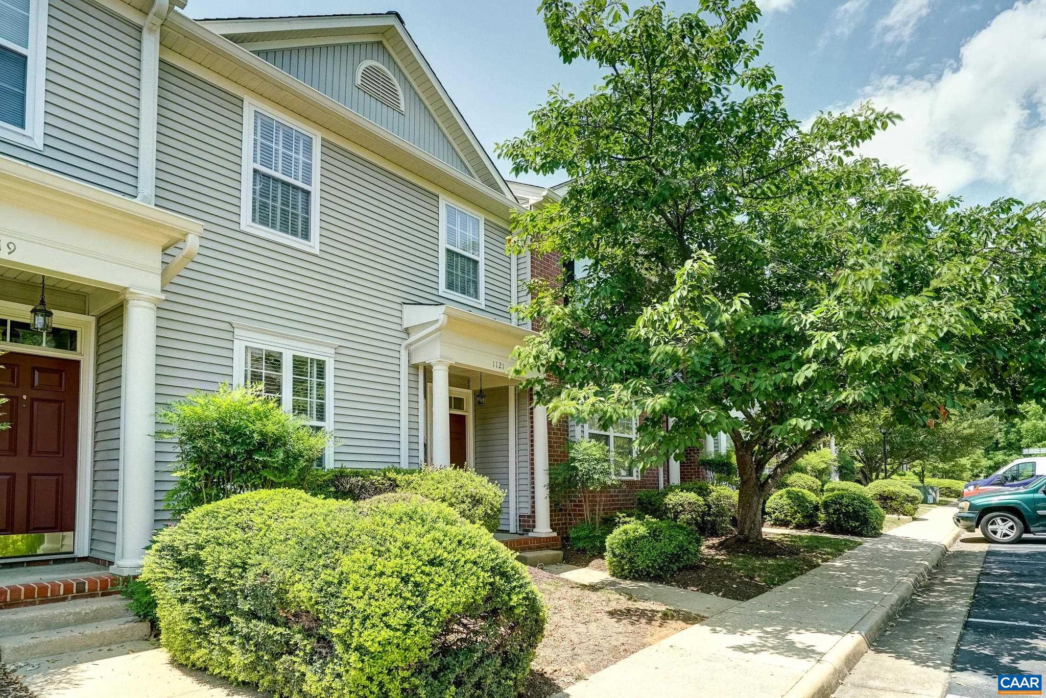 Opportunity awaits in Hollymead in this 2BR/2.5BA townhome offering a rare dual-primary suite layout, ideal for roommates, guests, or multigenerational living. Bright, open-concept main level centers on a gas fireplace flanked by built-in shelving, with French doors leading to a private, tree-lined patio. Updated kitchen boasts granite countertops, stainless steel appliances (gas range, French-door refrigerator), maple cabinetry, and a pass-through breakfast bar to the living/dining area. Powder room on main level; upstairs laundry closet for convenience. HOA covers roof, gutters, and yard maintenance. Unbeatable location just minutes from Hollymead Town Center shopping and dining, and an easy commute to NGIC, Rivanna Station, and the future AstraZeneca campus. Convenient to UVA, UVA Health, Charlottesville-Albemarle Airport, and the Blue Ridge Mountains. The HOA handles the roof, gutters, yard, and trash. Hollymead HOA fee is $215 per month, and the Somer Chase townhome fee is $210 quarterly.,Granite Counter,Wood Cabinets,Fireplace in Living Room