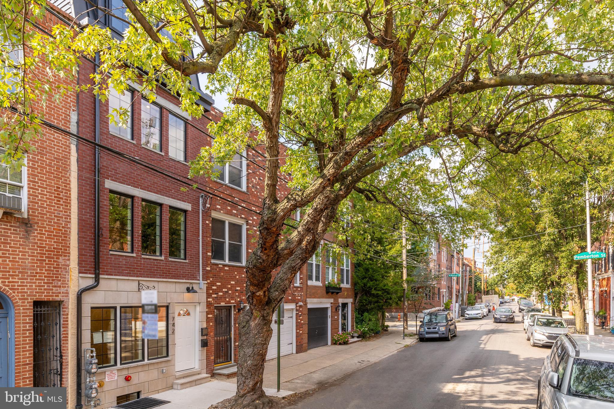 Luxurious condo living in Queen Village in the highly desirable Meredith catchment! These impeccably designed condos are newly constructed and feature 3 bedrooms in each unit. Enjoy one year of pre-paid parking in a nearby lot. The architectural exterior design features a traditional facade  that is reflective of the colonial era with  limestone and brick and a  black standing seam metal mansard roof. The first floor boasts over 1,200 sq feet of living space with GE stainless steel appliances, quartz countertops, vinyl flooring throughout. This bi-level unit features a u-shaped kitchen, living room, with access to a private rear patio, and a full bed and bath on the entry level, the lower level features 2 bedrooms and 1 full bath for optimal privacy. With multiple storage closets and laundry on the lower level. The second unit features over 1,800 sq ft of living space and 3 floors of spacious living. Enjoy a stunning kitchen with quartz countertops and bar. The second floor features 2 bedrooms and one full bath along with a tiled laundry room. The third floor is a private owner suite with spectacular luxury spa-like bathroom, soaking tub, separate shower, and plenty of  storage space with an additional linen closet. Enjoy his /her closets, wet bar, and private staircase to roof deck. The roof deck has 360 degree view of the city, the bridge, and river views, this massive space is great for a peaceful retreat or additional hosting space for guests. 10 Year Tax Abatement Pending.
