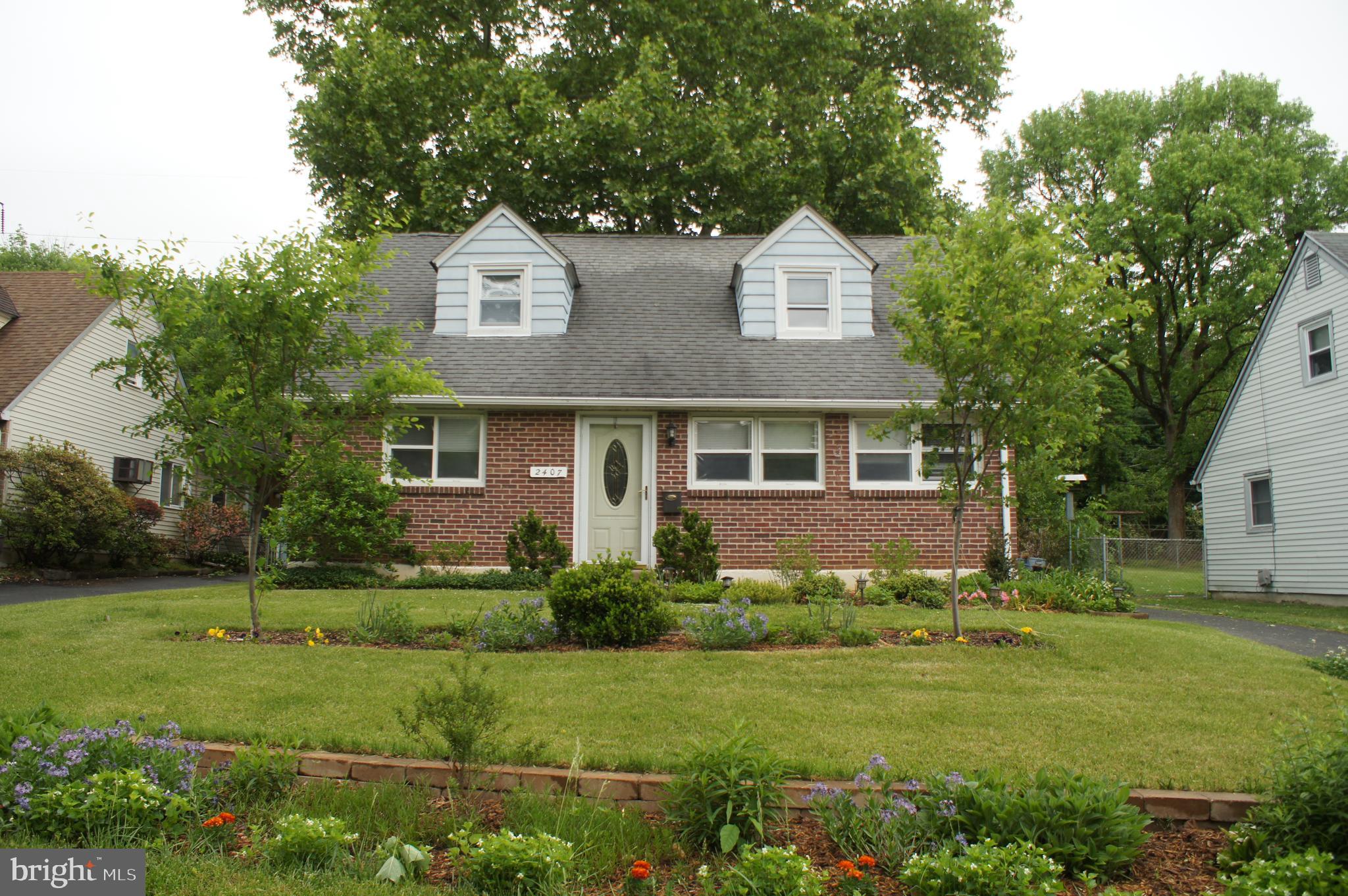 Welcome to 2407 Secane Rd located on a quiet street in Secane, Delaware County which is part of the award winning Ridley School District. This house is well maintained with heat pumps for cooling and heating with back up gas heat. HVAC systems have been upgraded during current ownership. On the main level there is a nice sized living room, an eat in kitchen and a laundry room off the kitchen. Also on the main level are 2 bedrooms and a full bathroom, making one story living possible. The second level has 2 bedrooms and another full bathroom. The fenced yard has two sheds good for garden supplies, etc. and a large tree offers shade in the heat of summer. At the back part of the property are solar panels that help alleviate electric costs throughout the year. There is ample yard space for a garden in full sun. A rain garden helps drain water through the top level of soil to a lower level at the back of the house. There is a driveway offering off street parking. This house is close to the Secane Train Station, Bus Public Transportation and Shopping areas. It is just minutes to major highways, the Delaware State line and the Philadelphia airport. Plan your visit today to see this house for yourself, make an offer and make this house your home.