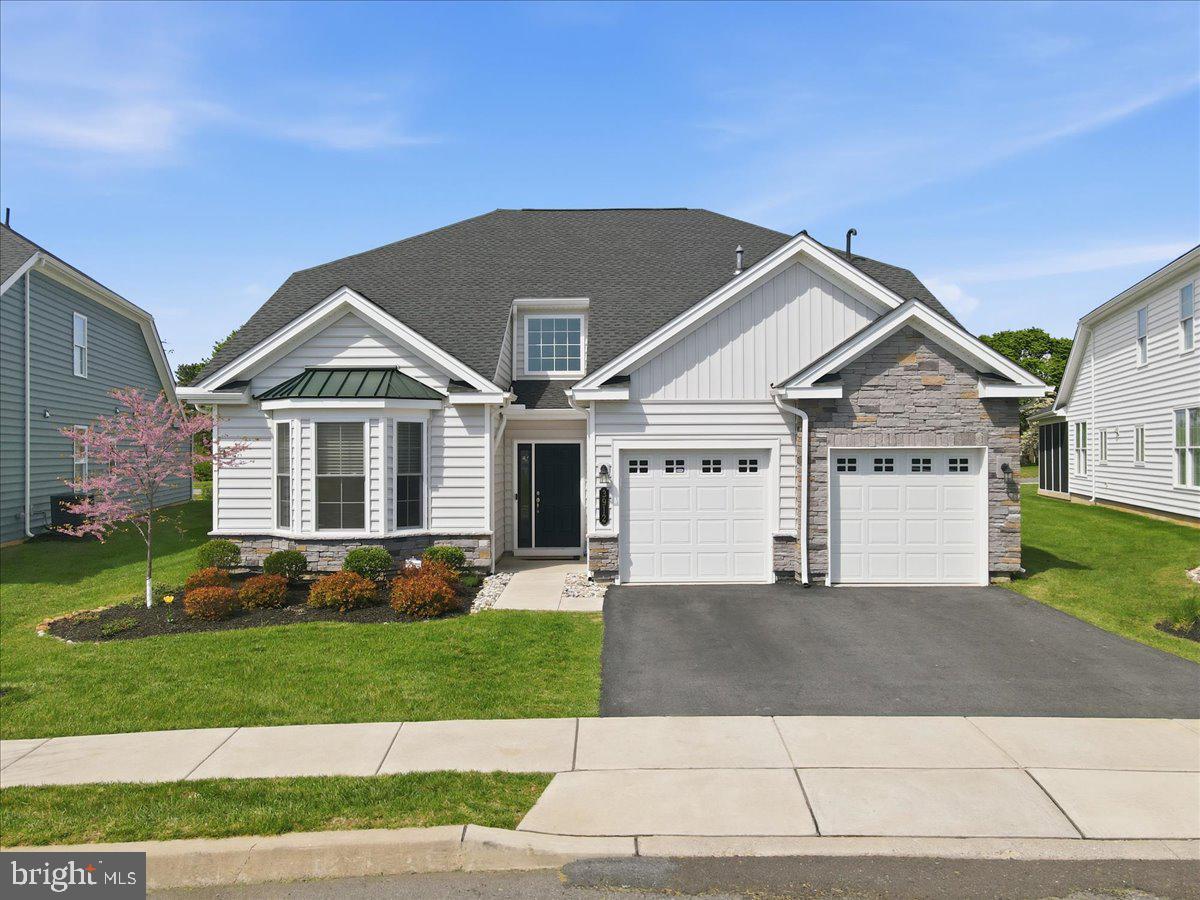 Welcome to easy, elevated living in the highly sought-after 55+ community of Traditions of America at Green Pond! This beautifully maintained 3-bedroom, 3.5-bath home offers the perfect blend of comfort, space, and low-maintenance convenience. Step inside to find a thoughtfully designed layout featuring a bright and open kitchen complete with stainless steel appliances, a center island, recessed lighting, a dedicated eat-in area, and a butler’s pantry for added storage and prep space. The kitchen flows seamlessly into the formal dining room and inviting family room—ideal for both everyday living and entertaining. Just off the main living area, enjoy your morning coffee or unwind in the evening on the screened porch or patio. The first floor is designed for true one-level living, offering two bedrooms, 2.5 baths, and a convenient first-floor laundry. Upstairs, you’ll find a private third bedroom, full bath, and a versatile sitting area—perfect for guests or a home office. An attached 2-car garage adds to the home’s functionality. Living here means access to exceptional amenities, including a golf simulator, resort-style pool, hot tub, and a stunning clubhouse featuring a full kitchen, movie theater, dog spa, conference room, fitness center with weight and yoga rooms, and a billiards lounge. Plus, enjoy the ease of HOA-covered lawn care and snow removal. Experience a vibrant, active lifestyle in a beautifully designed home and community!