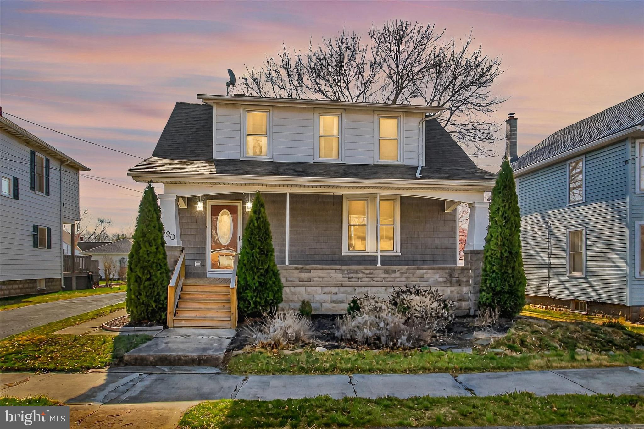 Welcome to 1420 Scotland Ave! This 3 bedroom / 1.5 bathroom home has been beautifully maintained with modern updates and classic charm. *NEWER* roof (2023) for peace of mind and *NEW* generous front porch that welcomes you in. Natural light fills the living area and carries on to the dining room, perfect for family get-togethers! The fully equipped kitchen comes with ample cabinet space with a bonus laundry room conveniently located on the main floor. The second floor has all 3 bedrooms with a shared full bathroom that has been recently updated. The basement is partially finished and has plenty of extra storage for your personal belongings. This home offers convenient parking via an extra long 3-car paved driveway. Enjoy the spacious backyard by inviting friends over or letting your kids play! This move-in-ready home is waiting for its next new owners!