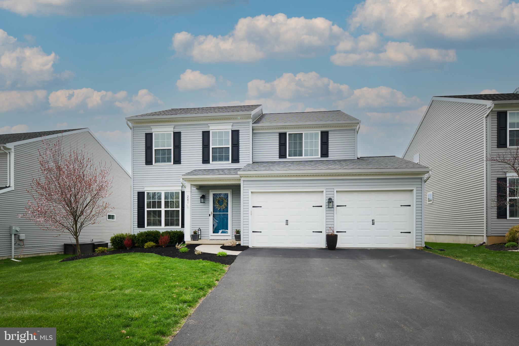 Welcome to Your New Home in Bellefonte! Step into this beautiful 4-bedroom, 2.5-bath home in the sought-after Amberleigh Community, just 12 minutes from Penn State University and a short drive to the charming, historic downtown Bellefonte. Inside, you'll fall in love with the open-concept first floor, perfect for modern living. The kitchen features an oversized granite island with seating for three, a center sink, soft-close cabinetry, a gas stove, double ovens, and stainless steel appliances.  A sunlit breakfast nook and cozy family room offer stunning backyard views through large picture windows, with a sliding door that leads to a composite deck, ideal for summer entertaining or al fresco dining. Also on the main floor is a versatile formal living room that can double as a dining area, home office, or playroom-you choose! A convenient half bath and mudroom off the attached 2-car garage make daily life a breeze. Upstairs, the spacious owner's suite includes his-and-hers closets and a full en suite with a double vanity and oversized shower. You'll also find three additional bedrooms, a second full bath, and a laundry room (washer and dryer included!) all on this level. The finished basement adds over 500 square feet of additional living space, complete with an egress window and a large storage closet with a stylish sliding barn door. The Amberleigh Community offers great amenities including a playground, basketball court, and scenic walking trails, perfect for outdoor fun and relaxation.