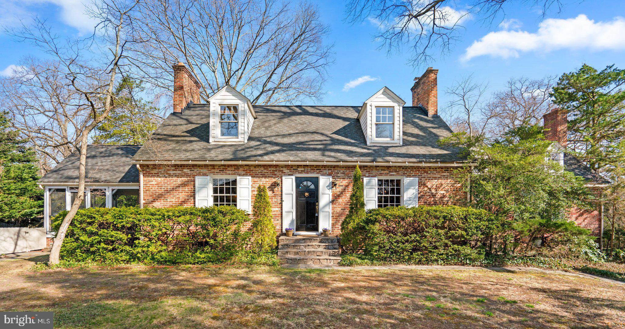 Rare opportunity in the  highly sought after Round Bay community of Severna Park- You will fall in love with this Charming cape cod home which is perfectly perched on a flat half acre lot with unbelievable year round water views of the Severn River !  The property is complete with a main house, an in-ground saltwater pool with separate pool/guest house plus a detached 2 car garage offering finished attic storage above. Modern convenience meets character and charm for the perfect blend in this brick front storybook home featuring 4 bedrooms, 3 full bathrooms plus 1 half bathroom in the main house with an additional 5th bedroom and 4th full bathroom plus a small living space in the poolside cottage.  Open concept main living level with an updated chef inspired kitchen highlighted by a large center island, tiled backsplash, Wolf range and built in desk area all open to the living room with a formal dining room beyond. A spacious, more formal living room or home office is off the dining room with entry to the rear yard. The main level primary suite offers a private en suite bathroom with soaking tub and shower along with an exposed brick wall adding to the original charm.  Travel to the upper level to find an additional suite with a private bathroom, 2 more generously sized bedrooms and another full hall bathroom.  The lower level is partially finished with living space, storage and laundry.  Step outside to an entertainers true paradise.  Off the kitchen is a screened in porch with stone flooring- the perfect place to watch the amazing sunset over the Severn River.  Round Bay offers beaches, playgrounds, boat slips, kayak/SUP storage and an active social scene with something for everyone.  Hurry to schedule your tour and you could be swimming in your private oasis just in time for warmer weather!