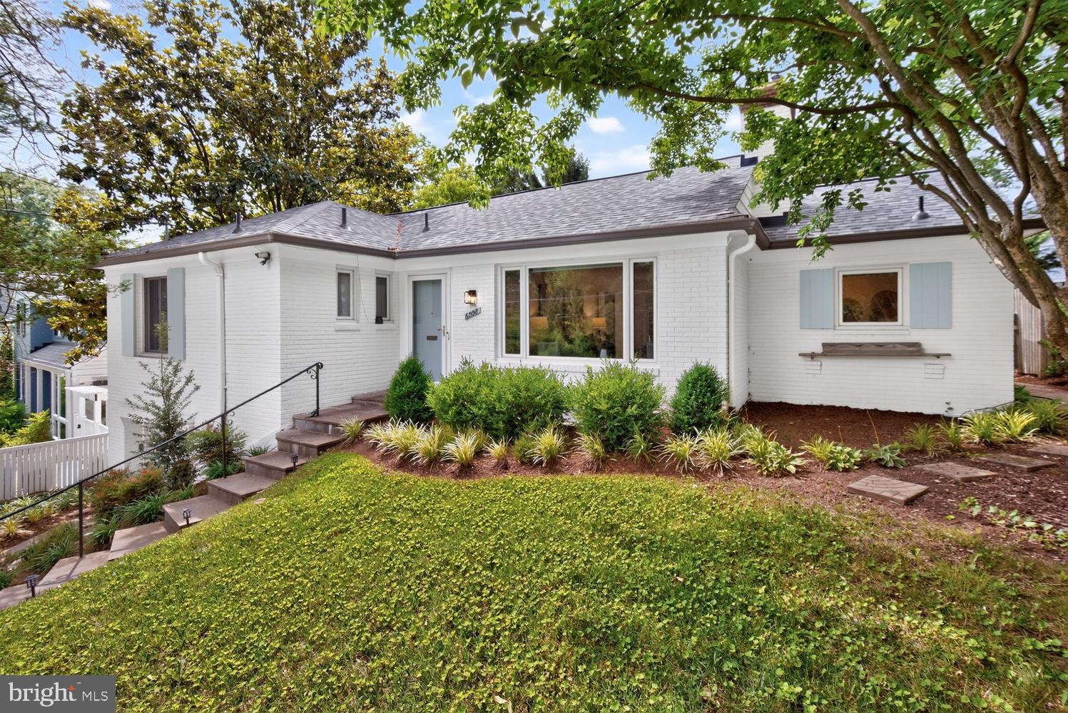 Charming, Updated Bannockburn Ranch in Bethesda
Welcome to this sun-filled, beautifully updated rambler in the highly sought-after Bannockburn neighborhood. Correct square footage is 2,467. Offering 3 bedrooms, 2½ baths, and a fully finished lower level, this home combines classic charm with exceptional convenience and modern updates, including a 2024 installation of premium, fully owned Solar.
The main level features gleaming hardwood floors in the spacious living room with a bay window and fireplace, and an adjoining dining room with direct access to the landscaped backyard and flagstone patio—perfect for entertaining or relaxing outdoors. The updated kitchen includes newer appliances, ample storage, and thoughtful finishes.
The primary bedroom offers a large closet and an updated ensuite bath with a walk-in shower. Two additional bedrooms and a refreshed full bath complete the main level. Two additional bedrooms and a refreshed full bath complete the main level.
The finished lower level provides abundant, flexible living space, including a sunny family room with a daylight window and a second, wood-burning fireplace. An additional bonus flex room is ideal for a gym, workshop, telework space, or storage. You’ll also find a laundry area, a half bath, and direct access to the attached one-car garage.

***Recent improvements include a new roof, new carpet, a renovated kitchen and appliances, upper-level windows replaced, a premium solar panel installation that enhances energy efficiency and delivers regular SREC income, an electrical upgrade, refinished hardwood floors, a finished lower-level bonus flex room, and professional landscaping.
Ideally located within walking distance of neighborhood shops, Glen Echo Park, the C&O Canal and bike trail, Bannockburn Elementary School, two neighborhood pools, and the Bannockburn Clubhouse. Enjoy easy access to downtown Bethesda, I-495, Washington, DC, and Northern Virginia.