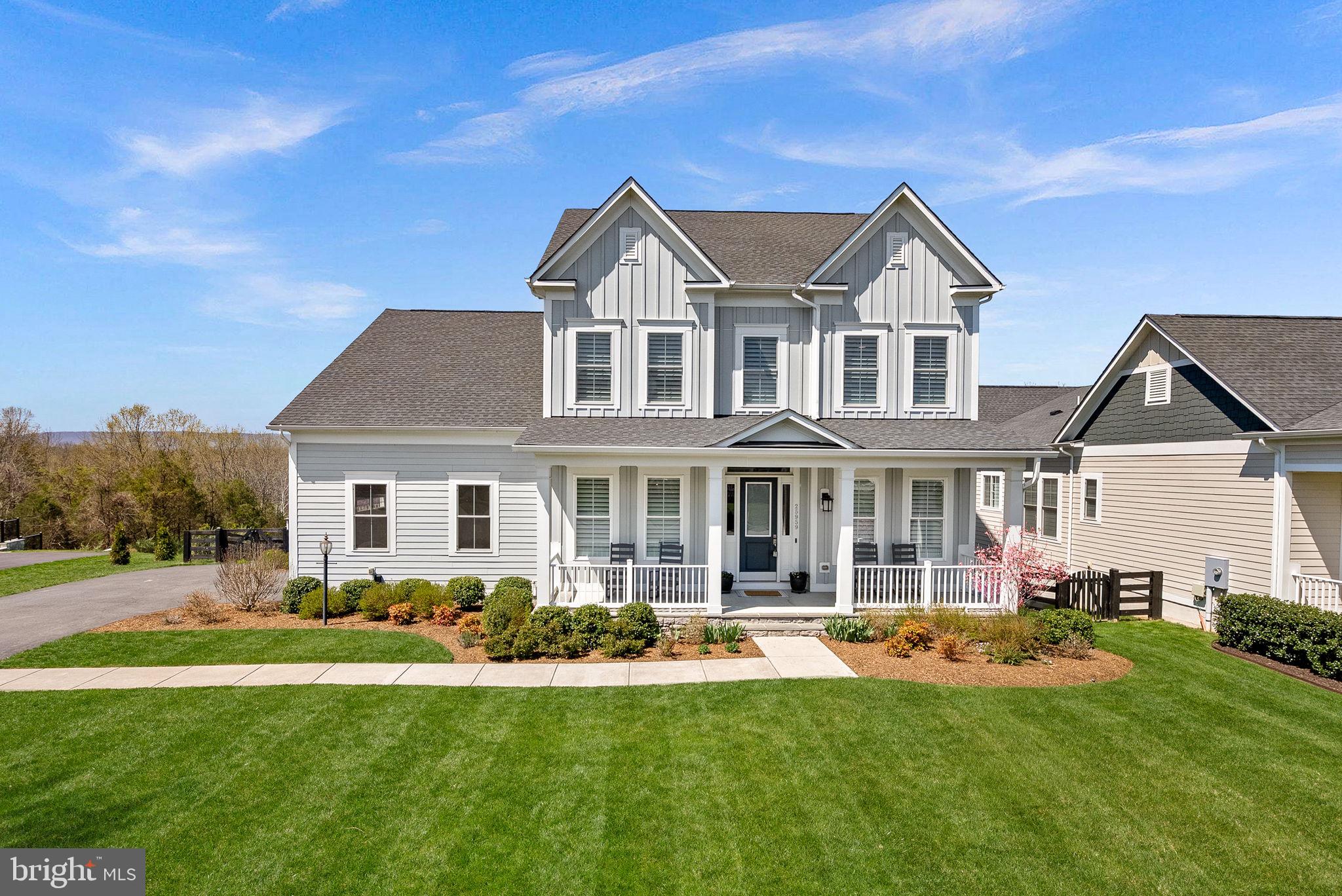 Open house cancelled due to contract.  Rarely available Oxfordshire floor plan in the highly sought-after Willowsford - this stunning 5 bedroom, 4.5 bath home offers over 5,600 square feet of beautifully finished living space on a premium 0.33-acre cul-de-sac lot backing to protected conservancy with peaceful wooded privacy and mountain views from the sunroom. The main level features engineered hardwood flooring, custom built-ins, and an open, light-filled layout ideal for everyday living and entertaining, while thoughtful upgrades like whole-home water filtration and air purification systems add comfort and peace of mind. Upstairs, spacious bedrooms include a luxurious primary suite with an updated bath, and the walkout lower level offers abundant natural light, a large rec room, and a private 5th bedroom - perfect for guests or multi-generational living. Recent updates include a new upper level  HVAC system (2024), upgraded appliances, and a new basement French door (2025). Enjoy outdoor living with a fully fenced yard, irrigation system, and garden space, all just a short distance to the Cedar Pond Pavilion,  9 miles along Bull Run scenic trails, archery range, and neighborhood playgrounds, with access to The Lodge featuring a resort-style pool, playground, and farm stand - making this an exceptional opportunity to own in one of Loudoun County’s most desirable communities.