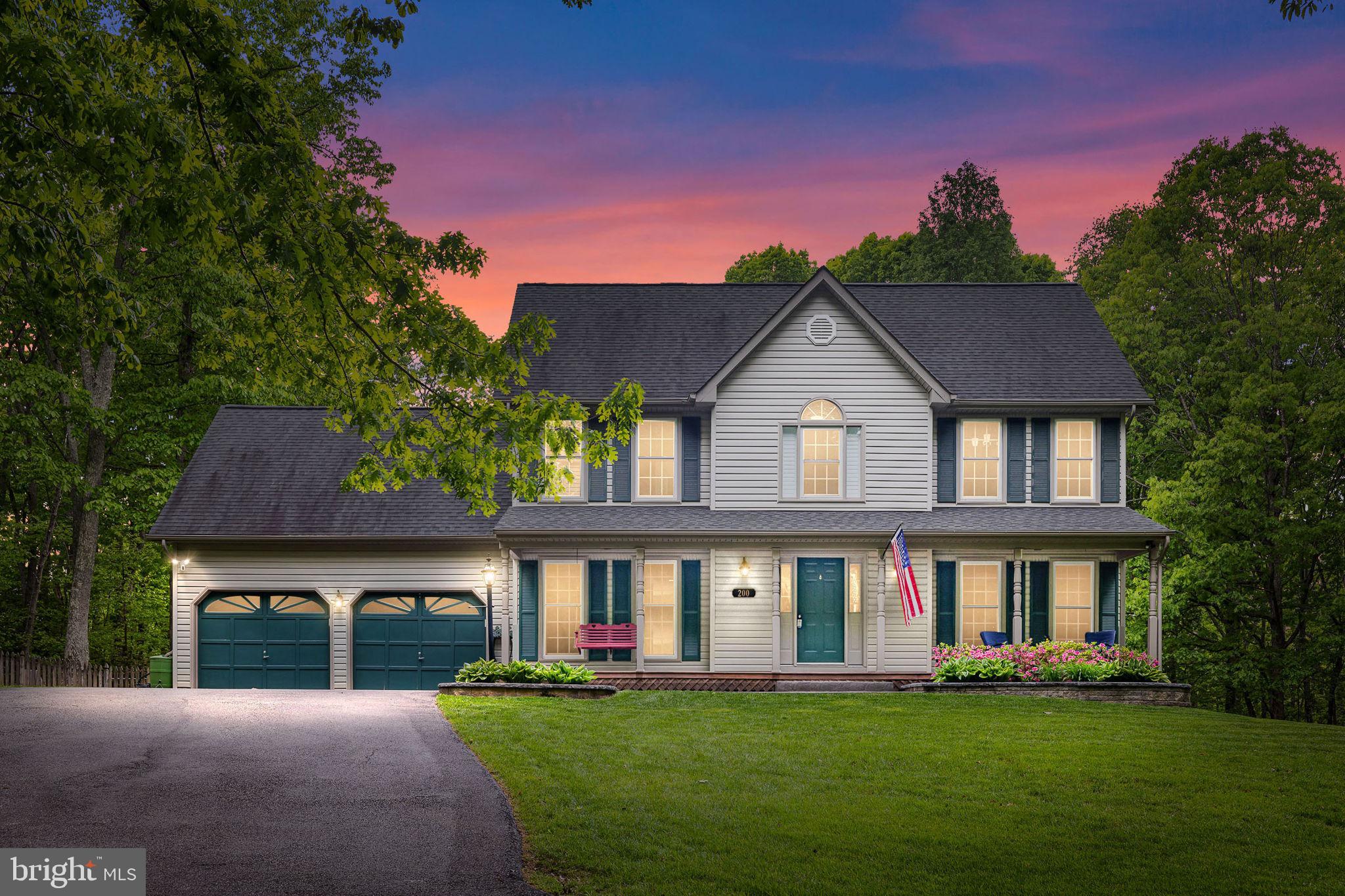 Stunning 5-Bedroom Home on 3 Private Wooded Acres - NO HOA!

Nestled on 3 acres of serene, wooded privacy, this beautifully upgraded home offers a peaceful retreat while remaining conveniently close to shopping, dining, I-95, and downtown Fredericksburg. With no HOA, you can enjoy the ultimate freedom in a tranquil setting.

From the moment you arrive, you’ll be impressed by the lush landscaping, private driveway, and the abundance of natural beauty visible from every window. Inside, the home features high-end finishes and thoughtful upgrades throughout, creating a perfect blend of luxury and comfort.

Key Features:

Main Level: Gorgeous luxury vinyl plank (LVP) flooring flows through the main living spaces, including a spacious office with French doors and elegant wainscoting—perfect for telecommuters. The gourmet kitchen is a chef’s dream with granite counters, stainless steel appliances, soft-close cabinets, pull-out drawers, tile backsplash, and a large center island with pendant lighting and seating. A formal dining room with crown and chair molding is ideal for hosting holiday gatherings. The inviting living room offers a stone fireplace and direct access to the large back deck—ideal for grilling and entertaining.
Upper Level: Retreat to the upper level where you’ll find 5 spacious bedrooms and 2 full baths. The primary suite is a sanctuary, featuring a tray ceiling, walk-in closet, and an en-suite bath with a soaking tub, separate shower, and ceramic tile. Four additional bedrooms and a full bath complete this floor.
Lower Level: The fully finished basement adds even more living space, including a custom-built movie/recreational room, game room, or den, plus a full bath. Step outside to a grand stone patio and enjoy a relaxing evening in the hot tub while stargazing in the peaceful surroundings.
Upgrades & Improvements: including a state-of-the-art movie room, stone patio, hot tub (2020), professional painting, lower-level carpeting, upper-level carpeting in 2024, new humidifier in 2025 and plantation shutters throughout.

Additional Features:

Large deck with lighting and steps leading to a spacious, fenced backyard

This turn-key home is ready for its next owners to move right in and start enjoying the tranquility and luxury it offers. Don’t miss your chance to make this dream home yours!
Roof 2014, Windows 2013, Heat Pump 2009, Well Holding Tank 2015, Well Pump 2014, Stone Patio & Hot Tub 2020