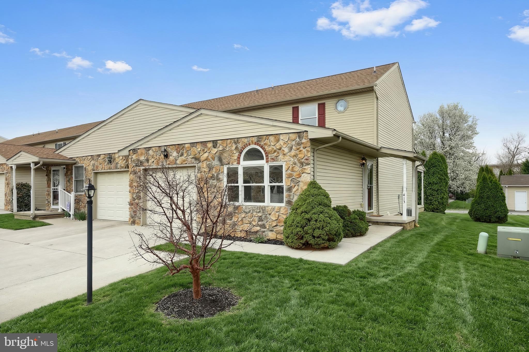 Back on the market due to a series of unfortunate buyer events.  The house is beginning to take it personally.  Three contracts. Three buyer-related cancellations. Zero issues with the home.  Their loss could be your gain—schedule your showing before Contract #4 finally sticks!  

Welcome to 413 Springbrook Court, your ticket to worry-free living.   This condo has been fully renovated  from the primary bedroom with en-suite and walk-in closet all the way to the garage.  

When you walk in through the front door, you are welcomed by a spacious living room bathed in natural light from large palladium windows.  As you move through the main level, you next enter the brand new kitchen-new white cabinets, new stainless steel appliances, new sink, new custom countertops, new large island with new pendant lights above. The kitchen also features a pantry for more storage.  Step out of the kitchen into your dining area.  New lighting over the table and natural light from the sliding patio door makes this space bright and welcoming for you and your guests.  A covered patio offers you outdoor living in a peaceful setting.  The main level finishes with a spacious first floor primary bedroom complete with en-suite and walk-in closet.

Upstairs, you will find two more large bedrooms with walk-in closets.  The hallway is open and offers room for an office area or more living space.

Is it storage you need?  This home delivers with a mudroom off the garage and a nearly 75 and a half square feet of additional storage space on the main level.   And of course there's the 3(!) walk-in closets!

You get all of this AND lawn maintenance, snow removal, exterior maintenance and more with your monthly condo fee.

See how effortlessly this space fits your life—schedule a private tour today!