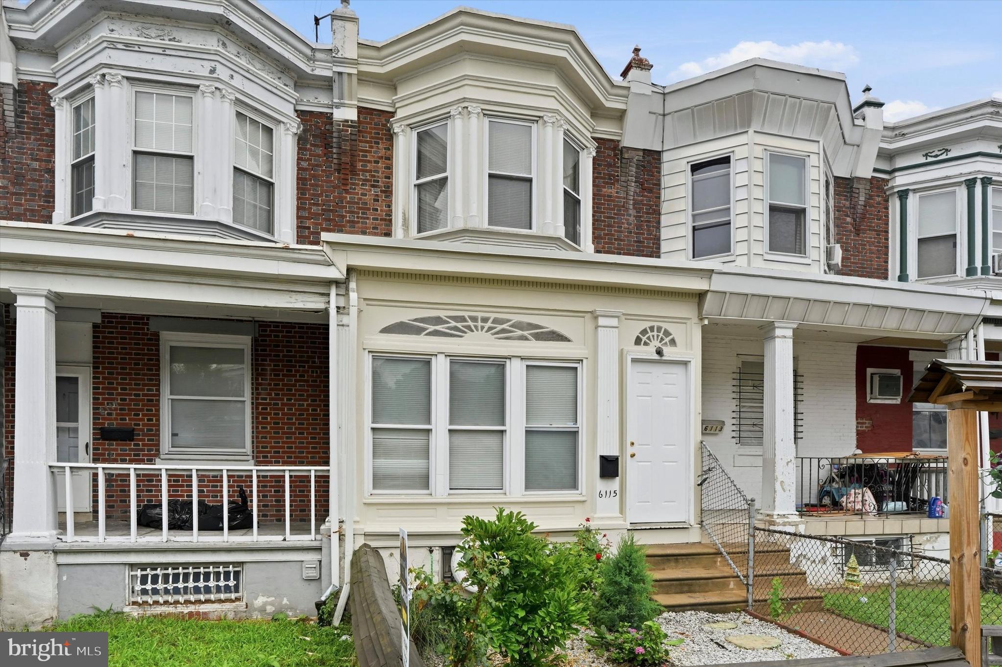 Welcome to 6115 Torresdale Avenue! This beautifully updated 3-bedroom, 1-bath row home offers the perfect blend of comfort, style, and convenience. Freshly painted throughout, the home features updated flooring, a remodeled bathroom, and a bright, inviting layout. The enclosed front sunroom provides additional living space and is the perfect spot to relax with your morning coffee or unwind at the end of the day.

The finished basement offers valuable extra living space, ideal for a family room, home office, gym, playroom or potential fourth bedroom. Outside, you'll find a charming fenced front yard and an expansive rear deck, perfect for entertaining, grilling, or simply enjoying the outdoors.

Conveniently located near shopping, dining, public transportation, and major roadways, this move-in ready home is a fantastic opportunity for homeowners and investors alike. Schedule your showing today!