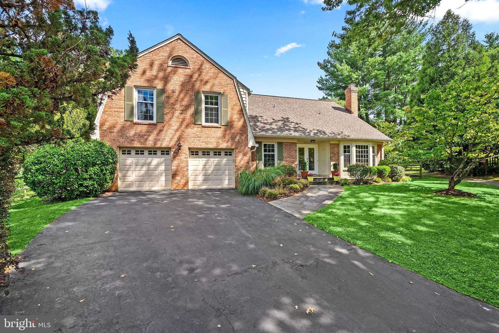 Welcome to 9000 Willow Valley Drive, an updated brick colonial on a private cul-de-sac in Potomac’s highly sought-after Copenhaver community, directly backing to Copenhaver Park and just one block from Cold Spring Elementary School within the Wootton cluster (transitioning to Churchill cluster in 2028). Set on a level, landscaped 0.31-acre lot, this 5-bedroom, 3.5-bath home offers approximately 3,708 square feet of above-grade living space, thoughtfully designed for both everyday living and entertaining. Hardwood floors run throughout the main and upper levels, enhancing the home’s warmth and continuity. The main level features formal living and dining rooms, a private home office, and a spacious family room with a gas fireplace. A wood-burning fireplace anchors the living room, adding character and warmth. The eat-in kitchen includes granite countertops, stainless steel appliances, and a large pantry, with easy access to the dining and living rooms and a pass-through window overlooking the family room. Upstairs, the primary suite offers a flexible sitting room or second home office, walk-in closets, and a renovated spa bath with heated floors, heated towel rack, jetted tub, dual vanity, and glass-enclosed shower. Four additional bedrooms and two updated full baths provide ample space, along with the convenience of upper-level laundry. The lower level includes a finished recreation room well-suited for a second family room, media space, home gym, or playroom, along with a workshop, storage, and an additional laundry area. Outdoor living is a standout feature, with a fenced backyard, flagstone patio, mature landscaping, and a large garden. A new gas grill is connected to a dedicated gas line, creating a ready-to-enjoy outdoor entertaining space. Both the kitchen and family room provide direct access to the backyard, and the property’s direct connection to Copenhaver Park offers a rare extension of usable green space. Recent improvements include renovated bathrooms, new roof, and updated windows, doors, and siding, providing move-in ready convenience and long-term value. Copenhaver residents enjoy access to a private 9-acre park featuring a pond with fountain, gazebo, footbridge, two tennis courts, basketball courts, a playground, a baseball field, walking paths, sledding hills, picnic tables, and benches. The nearby Montgomery Square Copenhaver Swim Club offers a recently renovated heated 25-meter pool, a pool with interactive water features, a swim team, a sports court, and a playground. Ideally located near Cabin John Shopping Center, Park Potomac, Potomac Woods Plaza, and Potomac Village, offering a wide variety of shopping and dining options. 1 Year Home Warranty Included.  Accepting offers by 6pm Wednesday May 13th.