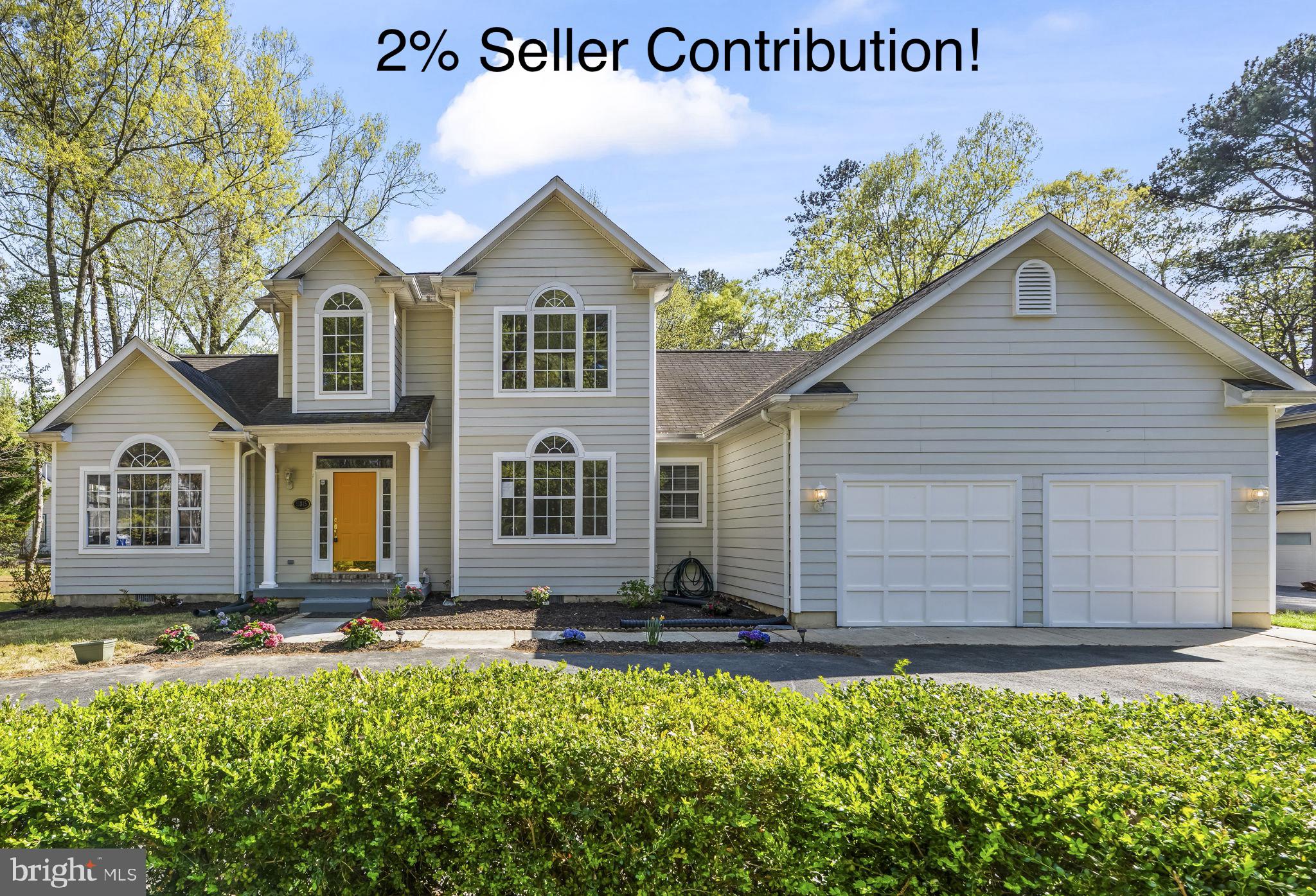 NEW PRICE + 2% SELLER CONTRIBUTION! Take advantage of this exceptional opportunity with 2% seller assistance available toward closing costs or rate buy-down, making homeownership more affordable while securing a beautifully renovated home in the highly desirable Swan Point Golf & Country Club community!

***Beautifully updated home featuring a main-level owner’s suite in the sought-after Swan Point Golf & Country Club community! Offering over 3,000 sq. ft. of living space, this home includes 3 bedrooms, 2.5 bathrooms, and a versatile enclosed garage/rec room.

From the moment you arrive, the circular driveway and manicured landscaping create a welcoming, hotel-like curb appeal—one of the few homes in the Swan Point community offering this distinctive feature. Inside, the home is filled with natural light throughout, creating a bright and airy atmosphere. The grand two-story foyer with high ceilings and an elegant staircase makes a stunning and inviting first impression.

The home has recently undergone major updates, including fresh interior paint throughout, a remodeled kitchen featuring brand-new energy-efficient appliances, and tastefully updated bathrooms with modern vanities, fixtures, and finishes, giving them a clean, refreshed look. Additional improvements include extensive landscaping and driveway asphalt sealing, enhancing both function and curb appeal.

The main level features a spacious living room with a gas fireplace, formal dining room, and an eat-in kitchen. The main-floor owner’s suite offers a full bathroom, walk-in closet, and direct access to a private back deck. Enjoy outdoor living with a charming porch and enclosed patio area, perfect for relaxing in a peaceful setting.

Located in the Swan Point community, residents enjoy a wide range of amenities. HOA dues are $210 every six months. Membership in the Swan Point Yacht & Country Club is required, with fees of $175/month plus a $150 quarterly food and beverage minimum at The Point Grille. Membership includes access to the golf course, pool, marina with boat ramp, and tennis, pickleball, and basketball courts.