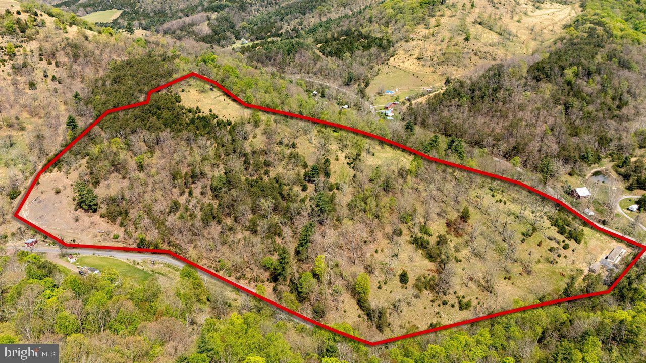 Gorgeous views. Privacy. Prime hunting. Unrestricted. No HOA. Located near Franklin, WV. Ready for you to build your own home OR make the existing fully furnished single wide 2025 trailer your home (price does not include the trailer). Septic, spring fed water system, electric, and shed all in place. Septic perc completed for possible build site at top of property is good for 4 years. Electric could be run to this other potential build site for you by Mon Power at no charge. Note: Boundary marked on photos is approximate. Survey is available! SO MANY OPTIONS! Bring your ideas and plans!