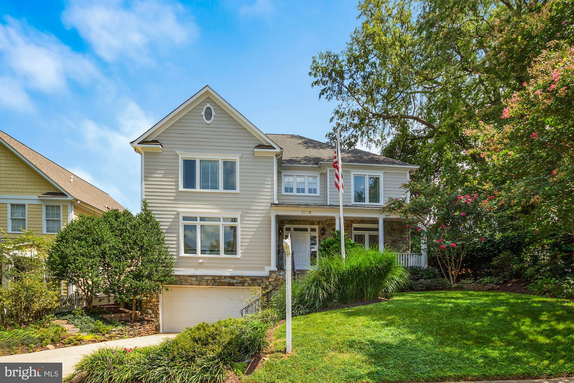 Welcome to this spacious and light filled Colonial style home in the sought after neighborhood of Alta Vista Terrace. This residence was built 2002 and has been lovingly maintained, enlarged, and updated by original owners.  Sited on a private and well landscaped  8036 square foot lot this home has five large bedrooms, four and one half baths.  Just perfect for large scale entertaining as well as everyday enjoyment.
The Alta Vista Terrace neighborhood is known for it's friendly community spirit and is a perfect location for many conveniences.  Just a short stroll to 14.3 acre Arylawn Park, North Bethesda Middle School, YMCA and NIH.  Also nearby is access to Beltway, rte 270, and Wildwood Shopping Center shops and restaurants, Metro access, and downtown Bethesda. Just a few of the special features in this light filled home include a four season sun room off the family room/kitchen, large  deck overlooking private rear yard, high ceilings, gorgeous wood floors, updated primary bathroom off spacious main bedroom which features coved ceiling,  home office on main level with built in cabinetry, gas fireplace in family room , two car garage and so much more!
Must see!!! Open House Sunday, September 5th 1-3