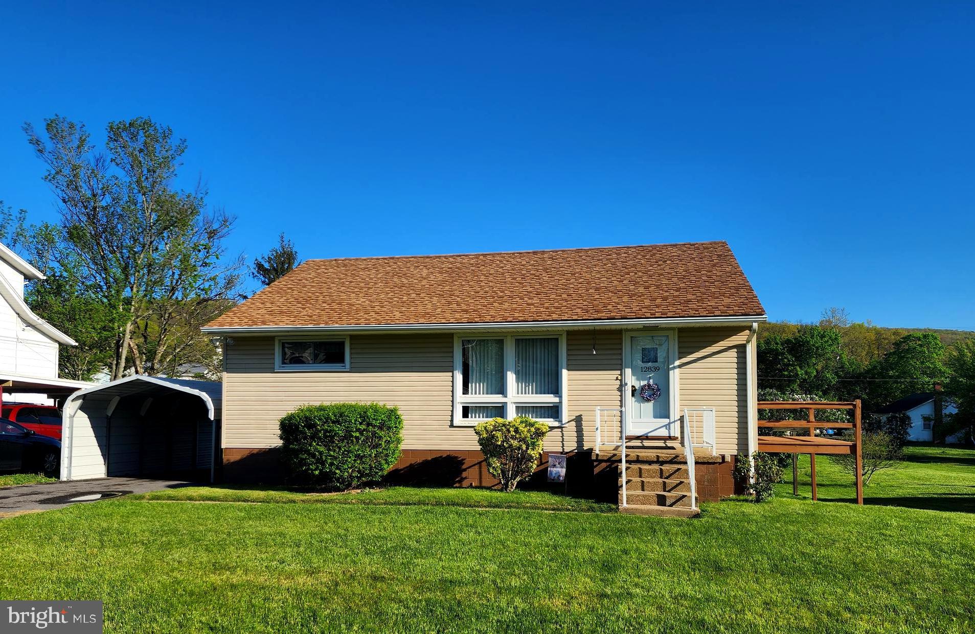 Great Cresaptown location in Mountain Maryland, charming 3 bedroom home, One bath, expansive outdoor space with deck and oversized level rear yard, newer roof, furnace and kitchen, central air, gas heat, full basement, move in ready, close to shopping, parks, schools, trails, sports fields, etc. Schedule your tour today!