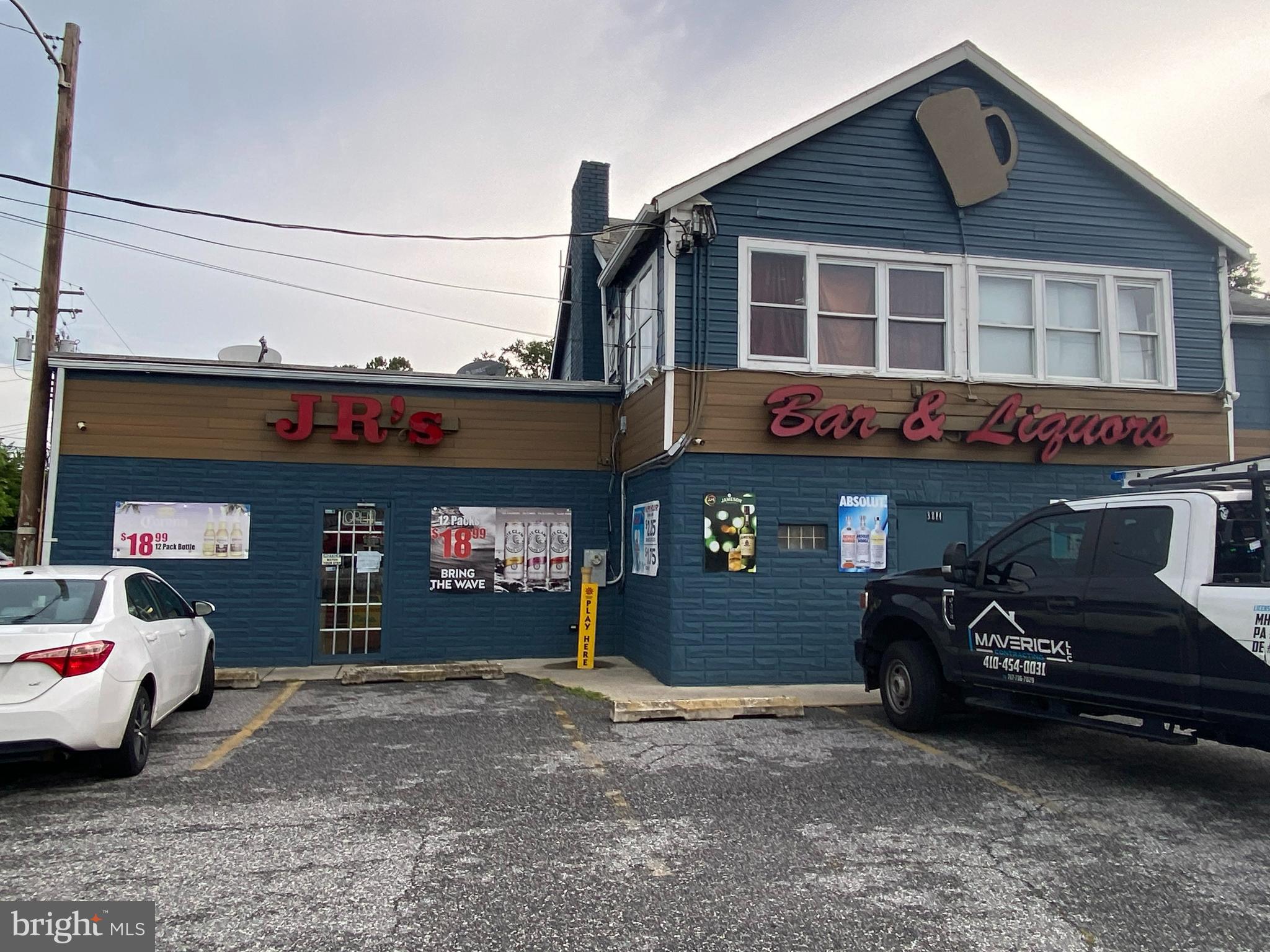 Unique Excellent Opportunity to take over a turnkey operation - Longstanding Business since 1975 with tremendous potential for growth. Including Free Standing Building with ample of Parking, in Baltimore County, right on busy North Point Blvd.  with Liquor Store (also selling Cigarettes, Lottery, KENO and more...), Bar w/outside patio & horseshoe pits; BD7 liquor license (transferable upon approval) allows sales 7 day on/off premises.  New electronic Billboard provides even more visibility. New camera system. 2 new POS systems and more... The Sale includes Building  with business, license & FFE (including 3 gaming machines,  pool table...) Jukebox and ATM, which are rented, adding extra $1,000+ a month  income. Also, there is a Food Service Facility Permit in place. Plus,  2 apartments upstairs bring extra income of $1,900 a month.  Many updates, including new roof.  Call listing agent for details. Hurry!!! Proof of Funds or Lender's Letter are required before showings.