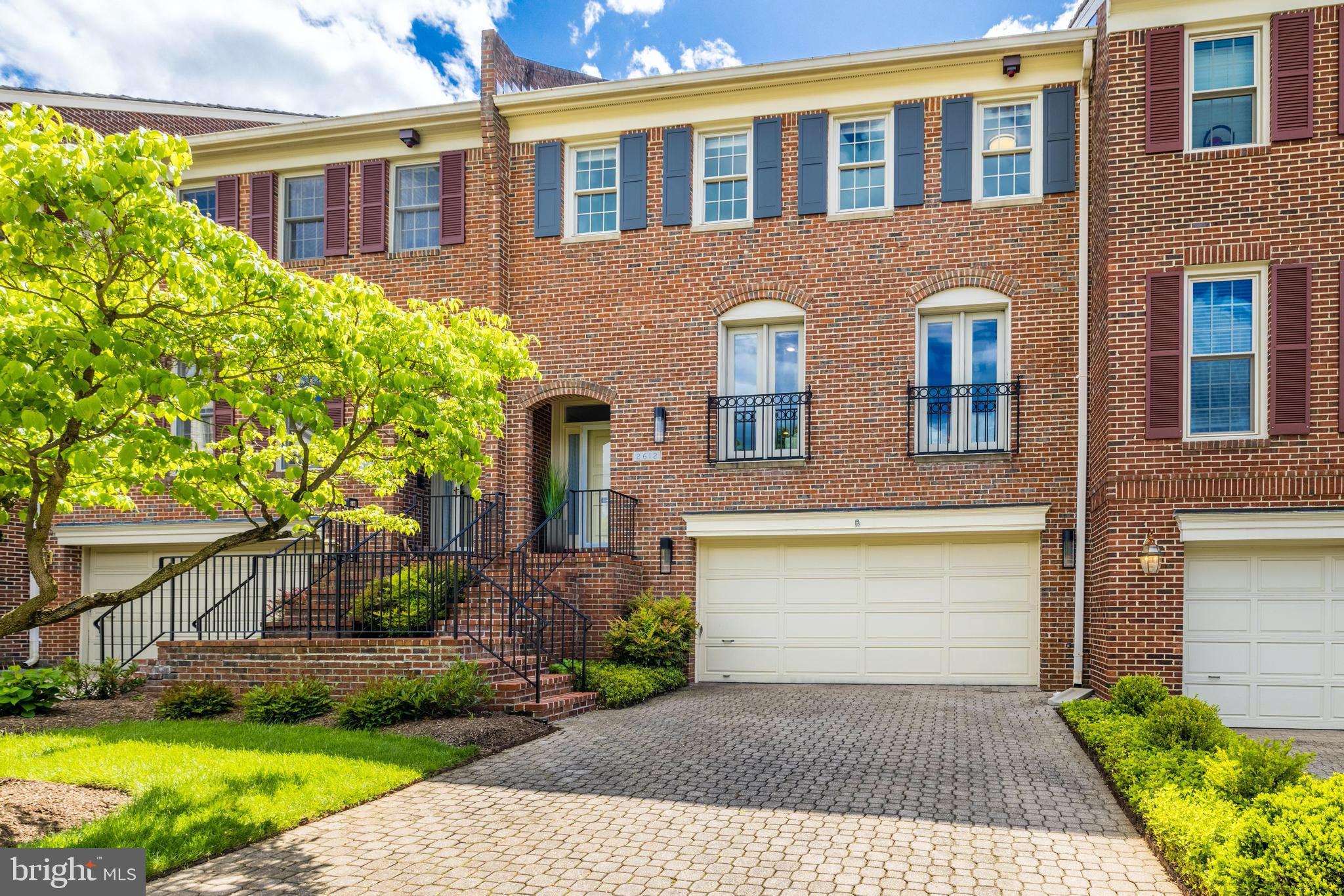 OPEN HOUSES HAVE BEEN CANCELLED.  Welcome to Rixey View, a one-of-a-kind boutique townhome community that boasts 14 stunning all-brick "Federal" styled homes, built by Reynolds Brothers in 1985. This home sits in a quiet location backing to trees! (see photos) If you are looking for a unique and luxurious living experience, look no further. This completely remodeled 4-level townhome with an elevator offers 4 spacious bedrooms, 3 full bathrooms, 2 half bathrooms and a 2-car garage with plenty of storage.  The primary suite features a spa-like bathroom with double vanity, walk-in glass shower, 2 walk-in closets and a stackable washer/dryer (1 of 2 in the home).  The gourmet kitchen was designed and renovated by Cameo Kitchens and features Cambria counters, custom cabinetry and GE Profile appliances.  With 2 gas fireplaces plus a cozy gas fire pit on the Scott Brinitzer Design outdoor patio, this home has the perfect blend of warmth and charm all while offering a whopping 3,895 finished/livable square feet, situated on a lot size of 2,632 square feet.  On the Market Wednesday, May 31st,  After work open house on Friday, June 2nd 4-6pm and OPEN Saturday and Sunday 2-4pm. Please see the DOCS section for more information about the renovations/updates, additional information about the HOA and the Floor Plans. DM LSTR with QSTNS
Amazing Turnkey Living: Dues/HOA Association: dues $367/monthly (paid semi-annually = $2,202) include landscaping, lawn care/leaf removal and irrigation for all units (excluding back patios), road and sidewalk maintenance, snow removal (includes street, sidewalks, individual driveways, individual front entry walkways), exterior painting, gutter cleaning, perimeter fences, and reserve funds.