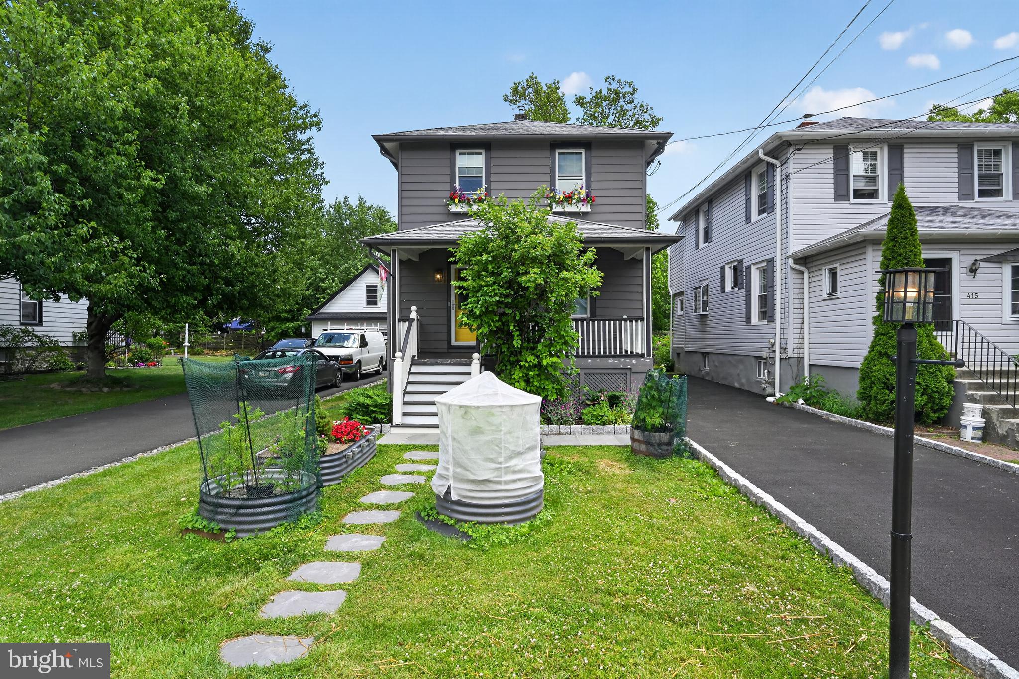 Updated charming 3 bedroom 2.5 bath single home built in 1900 is in the heart of Olde Fort Washington is one of the most sought after neighborhoods in the area w/in walking distance to Award Winning Upper Dublin Schools and train station for an easy commute into Center City Philadelphia.  Walk past beautiful covered from porch and through front door.  Beautiful hardwood flooring and crown molding throughout.  formal living room and dining room to right.  Walk straight back to updated modern kitchen with granite counter tops, tile back splash and ceramic tile flooring.  Main floor also contains an upgraded powder room and off back of property is an addition with a full bathroom which could be used as a den/entertainment room, 4th bedroom or in law suite.  Full bathroom contains full tiles shower with all beautiful white subway tile.  Walk upstairs to 3 bedrooms and updated full hall bathroom.  Primary bedroom contains a sitting room before getting to main sleeping area which in addition space and includes high vaulted ceilings and even sliding doors which lead to upper deck which overlooks private fenced back yard.  This home is spacious and bright with tons of windows and natural light.  Property also contains 3+ car off street parking and 2 sheds.  Ideal location: short drive to Philadelphia, very close to PA Turnpike I-276, RT 309 & I-476, and a mile away from trendy downtown Ambler Boro for shopping, entertainment and fine dining!  Make your offer today !