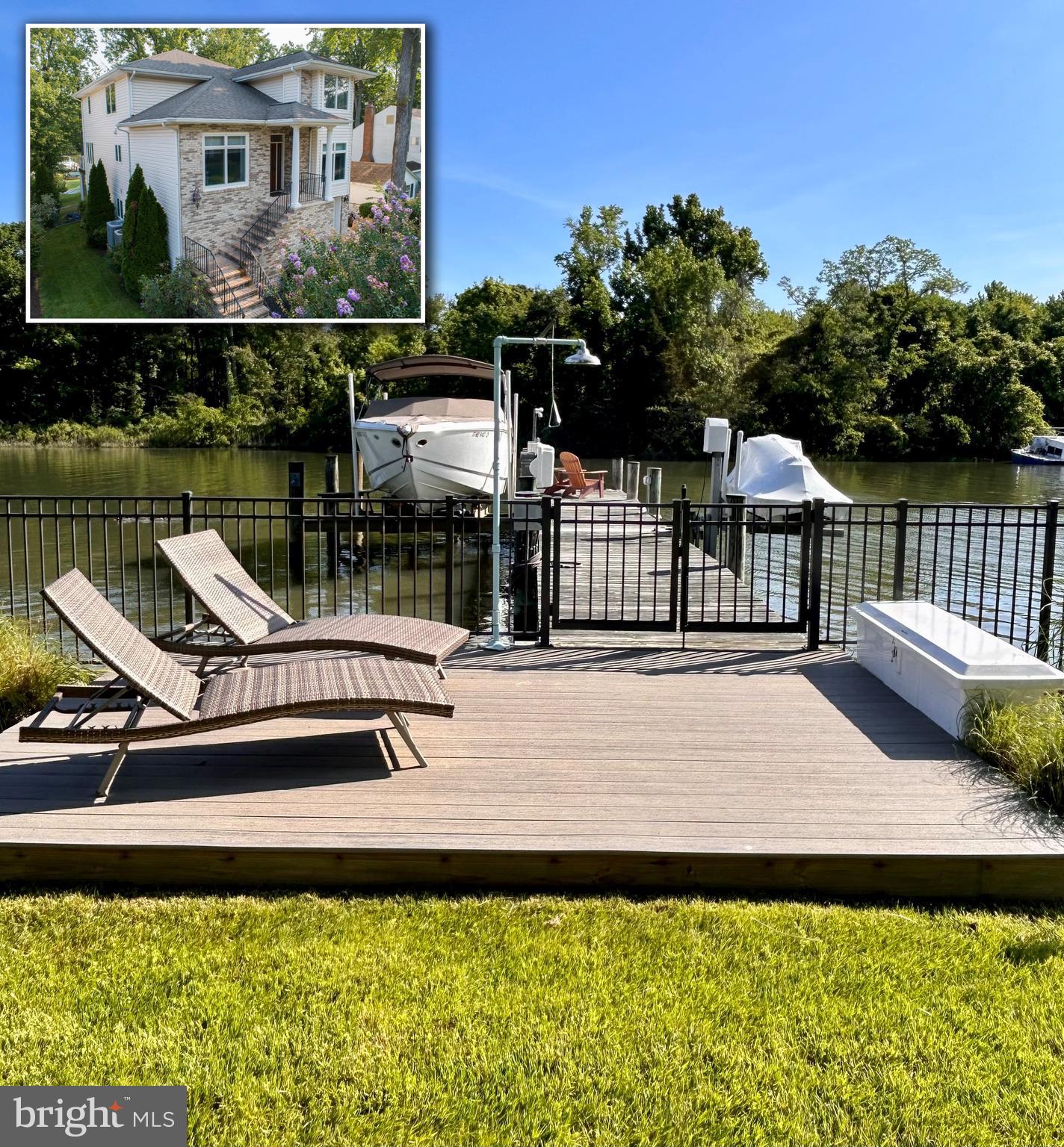 NEW AGGRESSIVE PRICE!! This Coastal craftsman style WATERFRONT home will "wow" you in every way!   No expense spared or detail overlooked in this awesome 4 Bedroom, 3.5 Bath beauty that offers the BEST of waterfront living. 
Truly a boater's paradise with a boat lift AND jet ski lift on the private pier, 4'+ MLW.  You also will enjoy your own private sandy beach to launch your small watercraft.  The waterside picnic deck & outdoor shower is awesome after a day of boating.  Panoramic views of protected Brickhouse Creek (looking at wooded splendor and NOT other houses)... with easy access to the South River and Chesapeake Bay.
A two story foyer leads to the open & flowing floorplan, perfect for entertaining AND casual family living.
Gourmet kitchen w/ stainless steel appliances, gorgeous stone counters and backsplash w/ undercabinet lighting. The family room off of the kitchen features a gas fireplace to keep you warm. Easy access to the deck for your waterfront meal too!
 MAIN LEVEL OFFICE OR BEDROOM with a full bath on the main level.  ELEVATOR from the lower level to main level.   Separate formal dining room with a vaulted ceiling. The fully finished walkout lower level features a spacious recreation room, gas stove, flat screen TV (conveys) and a half bath.  Tons of extra storage too in the oversized garage.
Walk out to the lower level deck, and relax in your hot tub, or enjoy tranquility in the hammock.  The fish pond is surrounded by lush landscaping with an underground sprinkler system.
The owners suite, private deck  and super bath all have fabulous water views. The level lot to the water is fun for grand entertaining,  throwing the lacrosse ball or playing cornhole.
Selby On The Bay is a special tax district.  Amenities include the fabulous community center (available for residents for rent),  a large beach with swim platforms, playground, boat launch, and ball court.
SOUTH RIVER SCHOOLS, and just minutes to major commuting routes and Annapolis.
Come and enjoy the land of pleasant living!