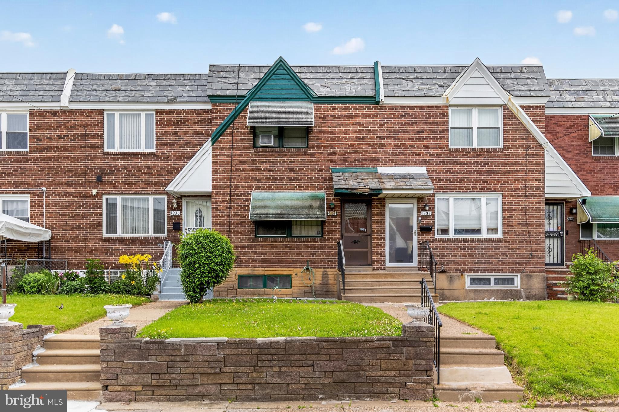 Structurally rock-solid South Philadelphia classic air-lite home in Southbrook Park! Incredible upside! Minutes from University City, CHOP, Penn Medicine, and Grays Ferry Crescent Trail. Showcasing autentic mid-century design and 1950s craftsmanship. This home boasts historic Rock Lath plaster walls, pristine unpainted 2-panel Douglas fir interior doors, and original wrought iron handrails. Original hardwood floors now mostly revealed after being protected beneath carpets for generations(classic parquet and straight plank hardwood). Vintage character shines in the entry with an original Tofani big-window front door with amber rondel glass.  The  retro blue bathroom tiles feature timeless basket-weave flooring and beautiful pristine kitchen tiles.  Priced to reflect the opportunity for personal styling , new windows  and kitchen and bath updates. The home offers exceptional potential for restoration or renewal. Enjoy a dry half-finished knotty pine basement lounge and full ductwork for central AC complete with a private built-in 1-car garage and additional fenced driveway parking. Schedule your tour asap!