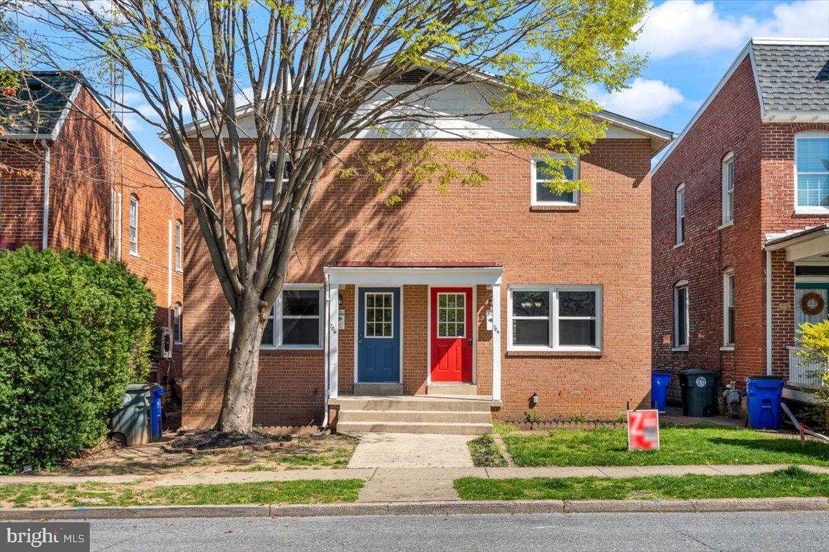Welcome to one of downtown Frederick's best kept secrets--Trail Avenue! This stunning duplex has recently been subdivided and will be for sale for the first time!! Full renovation in 2023 offers fresh paint throughout, updated vinyl plank flooring and great natural light. Enter to bright and open family room, with flow into the dining room and updated kitchen with stainless steel appliances. Kitchen features quartz counters and brand new cabinets. The upper level features a primary bedroom with two additional bedrooms and a shared full renovated hall bath. The entire upstairs has refinished hardwood floors creating an exceptional feel. Major upgrades include new heavy-up electrical panel, NEW HVAC and NEW architectural shingle roof! Off street parking in the rear driveway with two spots and new fence dividing the lots. Close proximity to all Downtown Frederick has to offer and walking distance to Frederick Health Hospital.  Enjoy local favorites in Gravel and Grind for coffee, Olde Mother for a local beer and the Common Market for groceries. Close proximity to route 15 for commuting and much more! Welcome home!