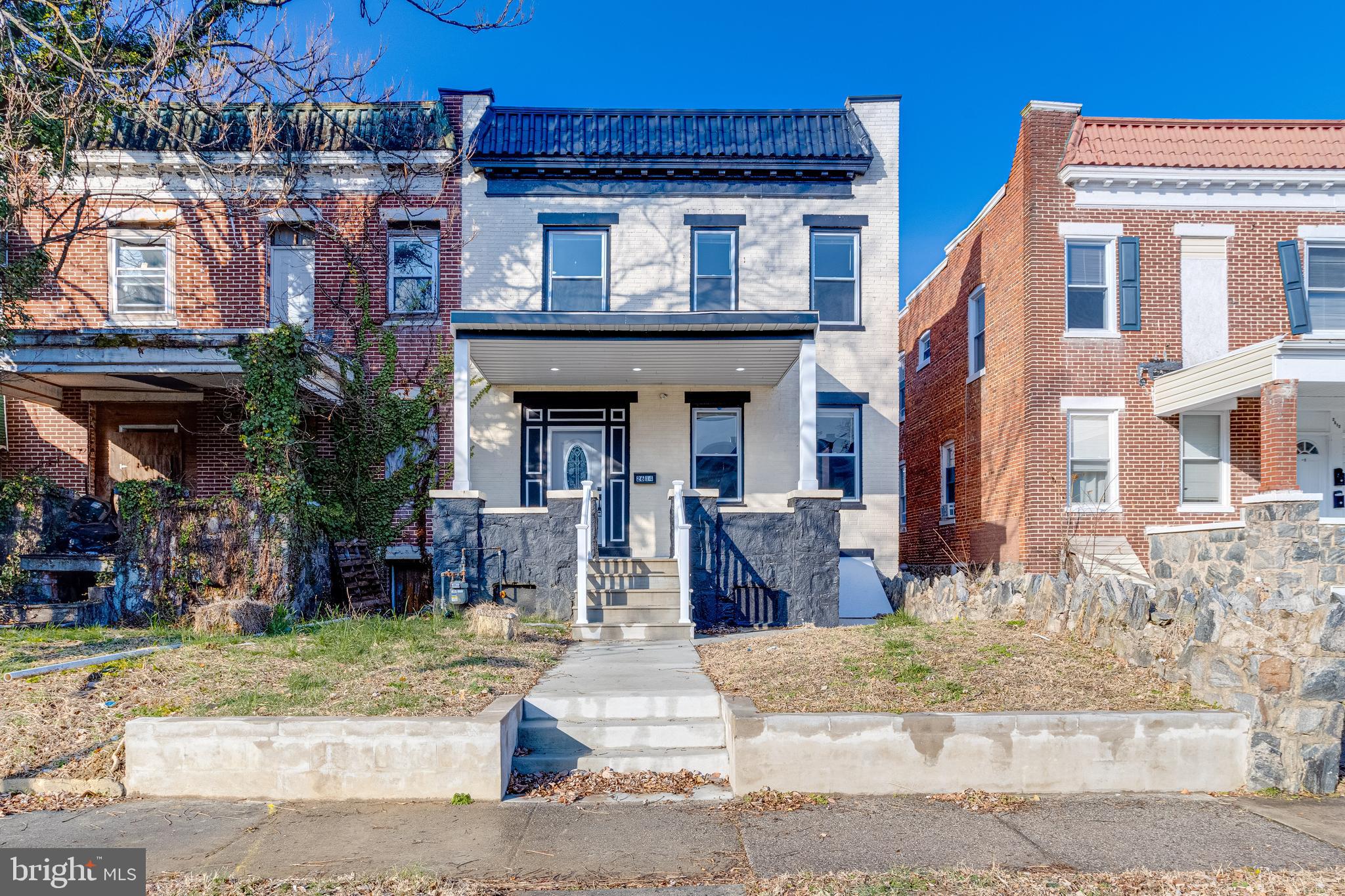 PRICE DROP! Look no further!! Tucked away on a serene street, this charming rowhouse offers a peaceful retreat in Baltimore. You really can have it all. This wonderful home checks all the boxes and is perfect for entertaining. This beautiful, sun filled rowhouse has been recently renovated and updated, freshly painted and is move-in-ready! Abundant natural light streams through, bathing the entire home in gorgeous light. The renovated kitchen is a great space, perfect for engaging with family and friends while cooking dinners and throwing parties. This gorgeous kitchen is adorned with granite countertops, stainless steel appliances, and plenty of cabinetry and counterspace. The dining room is spacious with great light. The living room is large and yet at the same time, cozy, warm and inviting, and filled with natural light. Perfect for parties, watching sporting events, as well as game nights or hanging out on the couch watching your favorite movies. Upper level includes 3 bedrooms and a full bathroom that has been recently updated. The primary bedroom has a fantastic large walk in closet and bathroom. The second and third bedroom are the same size which is a bonus. Come see it- it is waiting for its new owner!
