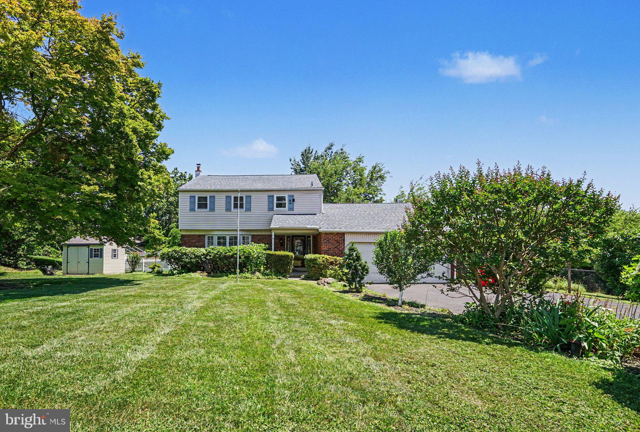 Don't miss this opportunity to own a spacious 4-bedroom, 2.5-bath single-family home in the highly desirable Village Green neighborhood, located within the award-winning Methacton School District.
The main level features an updated kitchen with granite countertops, tile backsplash, stainless steel appliances, a center island, and a separate breakfast area. The kitchen opens seamlessly into the inviting family room, complete with upgraded flooring, a brick accent wall with a gas fireplace, and ample space for a large sectional and entertainment center. The formal living and dining rooms showcase hardwood flooring and fresh paint, creating warm and welcoming spaces for everyday living and entertaining. A convenient half bath and a mudroom/laundry room with access to the attached two-car garage complete the first floor.Upstairs, you'll find three generously sized secondary bedrooms, all with hardwood flooring, a full hall bath, and a spacious primary suite featuring hardwood floors, double closets, and a private full bathroom.The unfinished basement offers abundant storage space and endless possibilities for future finishing to suit your needs.Step outside and enjoy the exceptional backyard retreat. The enclosed three-season sunroom overlooks the fenced yard, complete with an in-ground pool and deck—perfect for relaxing, entertaining, and creating lasting memories with family and friends.
Priced to reflect the need for some cosmetic updates and improvements, this home presents an outstanding opportunity for buyers looking to add their personal touch while building equity in one of the area's most sought-after neighborhoods. Conveniently located just minutes from Germantown Pike and Ridge Pike, you'll enjoy easy access to shopping, dining, parks, and major commuting routes. World-class shopping, restaurants, and entertainment in King of Prussia are just a 15-minute drive away.