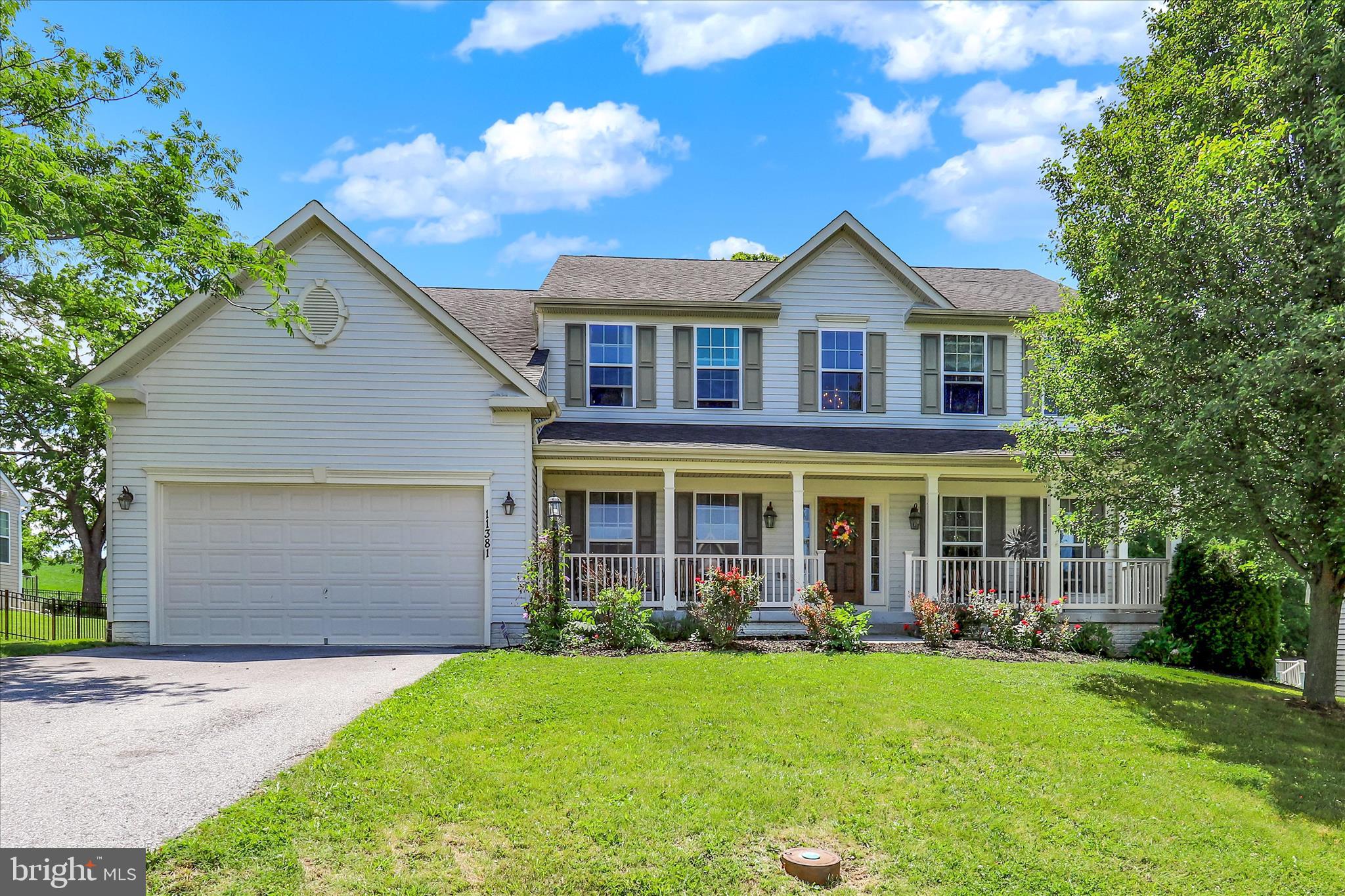 Welcome to Spring Run Estates in Waynesboro! WHEN I SAY THIS HOME IS GIGANTIC - I MEAN IT IS GIGANTIC!! This spacious 4-bedroom, 2.5-bath home offers over 3,000 square feet of finished living space! With an abundance of room to spread out, this property presents an excellent opportunity to add your personal touches and make it truly shine. The impressive primary suite is a retreat all its own, featuring a large, separate sitting area, tray ceilings, walk-in closet, and a private bath complete with a soaking tub and separate walk-in shower.

The main level offers exceptional versatility with a formal living room, family room with cozy gas fireplace, dedicated home office, and a bright morning room overlooking the backyard. The open-concept kitchen serves as the heart of the home, connecting seamlessly to the living spaces and creating an ideal layout for everyday living and entertaining. Step outside from the morning room to the rear patio and enjoy the peaceful backyard that backs to mature trees for added privacy.

The finished lower level provides even more living space with a large flex area perfect for a recreation room, media room, gaming space, home gym, or additional family room. Plus, the basement is already plumbed for a future bathroom or wet bar, offering endless possibilities for expansion.

If you've been searching for a home with generous room sizes, multiple living areas, and incredible potential, this is one you won't want to miss! With just a little TLC - this home will bring you instant equity for years to come! Priced to sell!