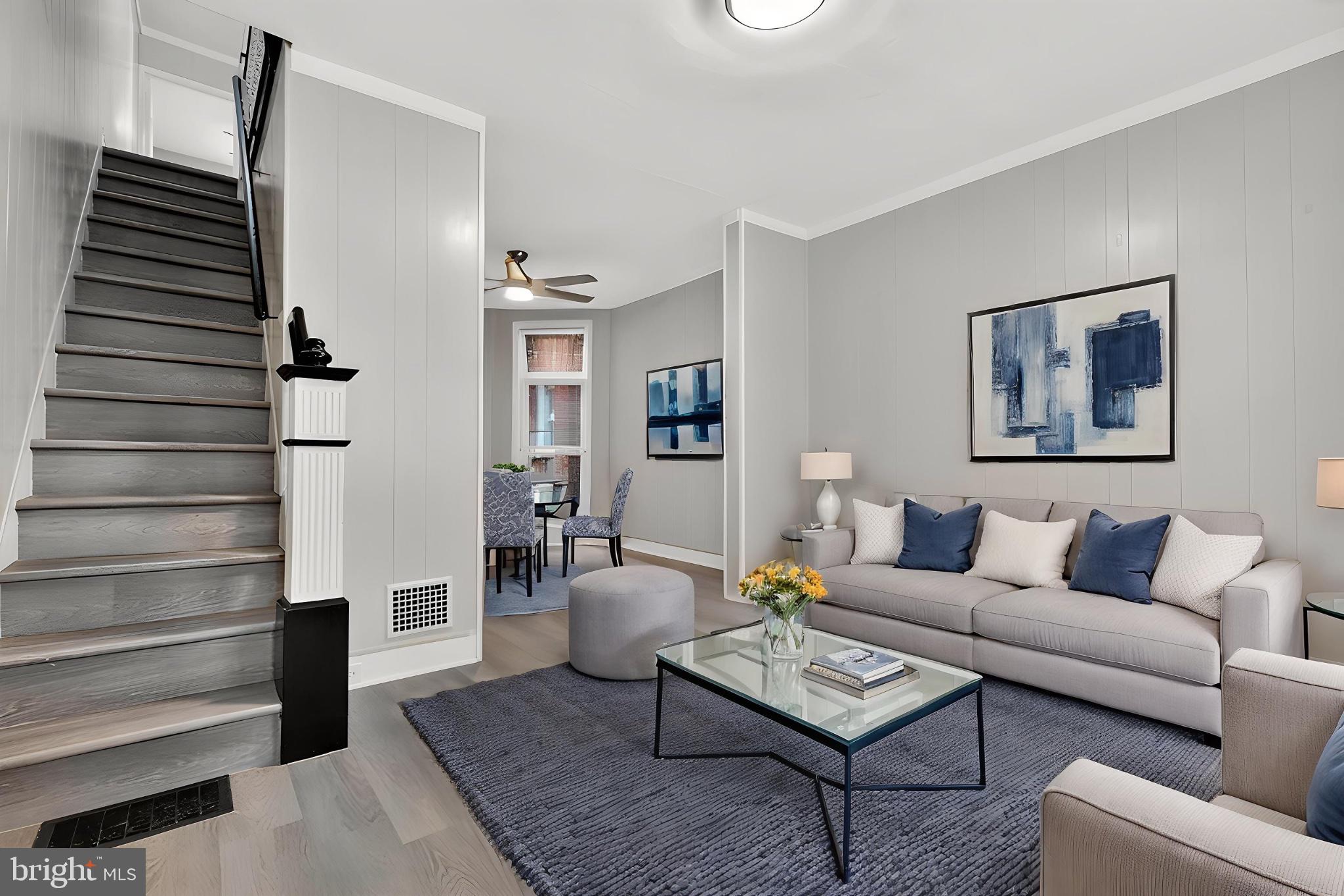 Nestled in the charming Olney neighborhood, this delightful bi-level townhouse exudes warmth and character, making it the perfect place to call home. Newly renovated, this residence combines traditional architectural style with modern potential, offering a unique canvas for your personal touch. Step inside to discover a spacious layout featuring three inviting bedrooms and a full bathroom. The unfinished basement presents an exciting opportunity for customization-imagine transforming it into a cozy family room, a home office, or a creative studio. The exterior boasts classic masonry construction, ensuring durability and timeless appeal. With a modest lot size of 0.02 acres, maintenance is a breeze, allowing you more time to enjoy the vibrant community around you. This home is just a stone's throw away from local amenities, parks, and shops, making it easy to embrace a lifestyle of comfort and convenience.  Don't miss the chance to make this charming townhouse your own.  Seller is motivated, so bring all offers!