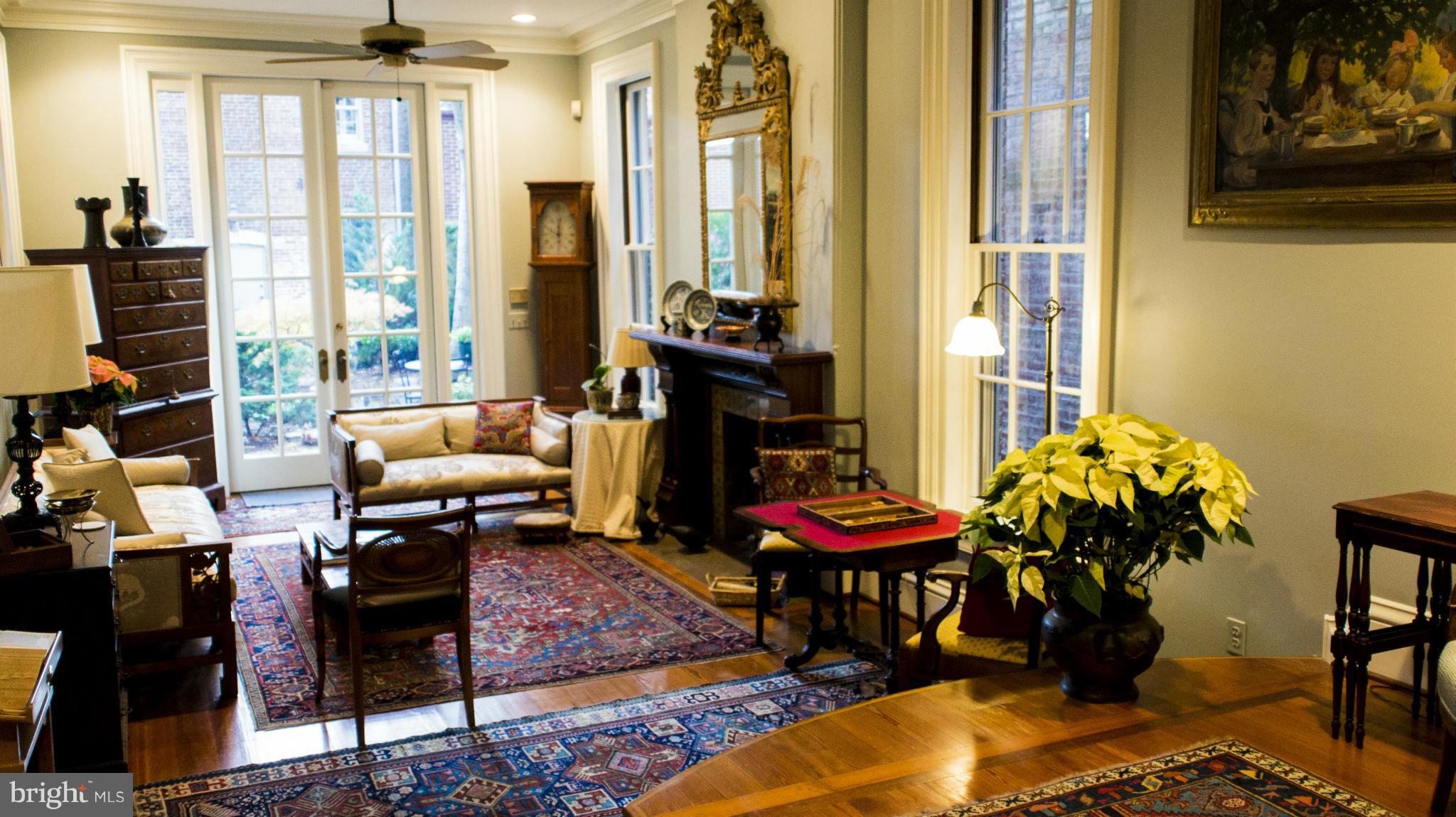 ONCE IN A LIFETIME OPPORTUNITY TO OWN A GLORIOUS CAPITOL HILL ESTATE...all IN THE SHADOW OF THE U. S. CAPITOL! Extraordinary grounds (128 x 27). 2 story CARRIAGE HOUSE/GARAGE! Majestic in scale; dazzlingly sunny; embassy-scaled room proportions; designed for gracious living and incomparable entertaining--formal or casual. Magnificent gardens. Close to EVERYTHING IMPORTANT! SIMPLY DIVINE!