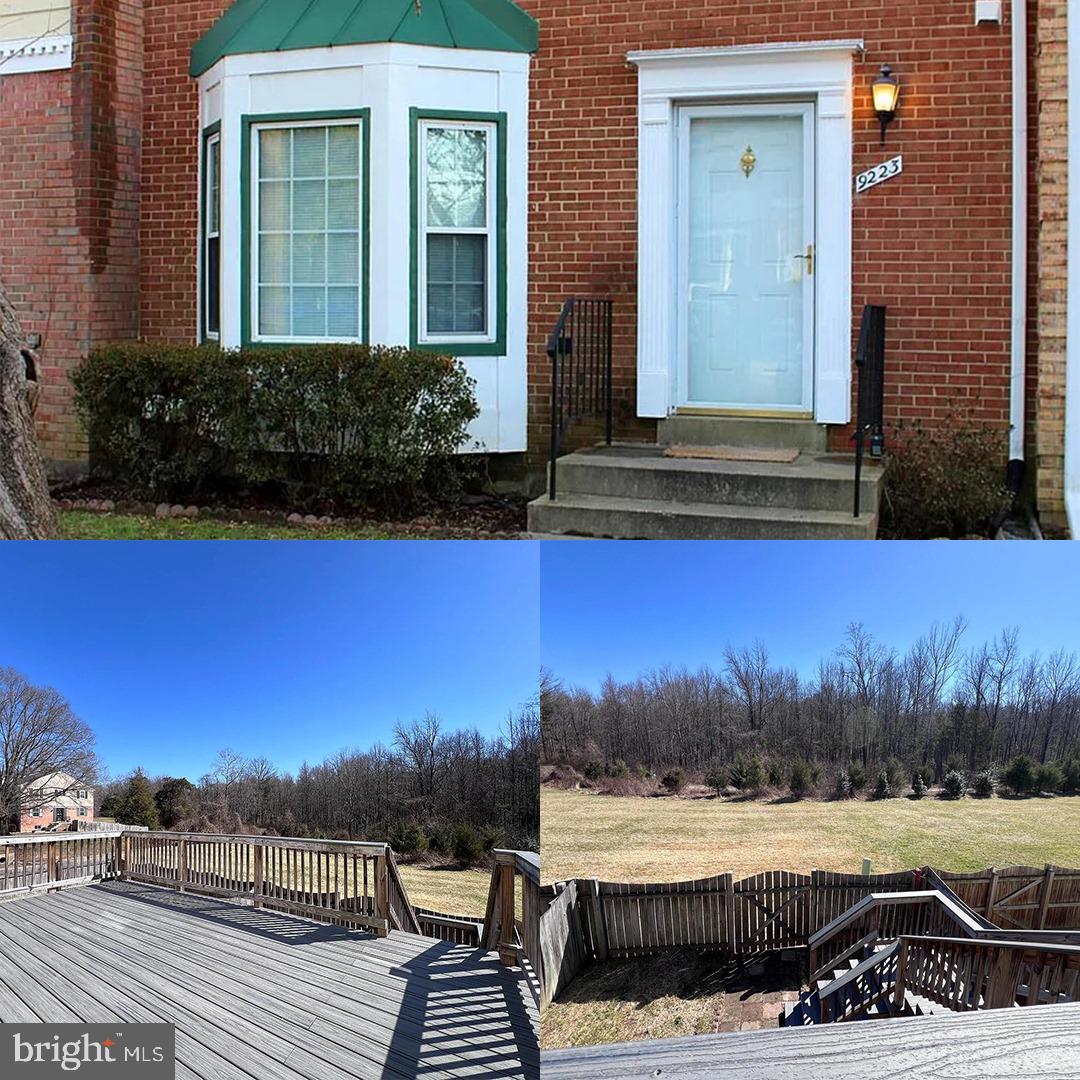 Ready to move in Now !! Beautiful Brick Front, Totally Remodeled Town Home in Burke,  Almost everything inside is Replaced!! You'll love Gleaming Hardwood Floors on the 1st and 2nd levels. Updated Kitchen with oak cabinets, tile floors, Appliances, upgraded bathrooms throughout, newer A/C unit, and newer furnace. Huge New Deck that overlooks a fantastic view of the Wooded Common Area!!! Walking distance to Rolling Road VRE Metro Station.