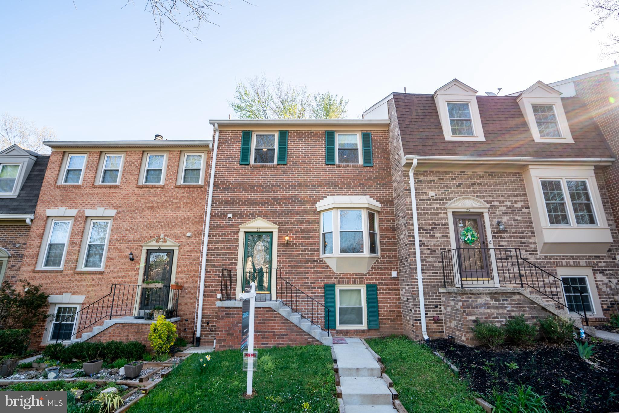 Recently UPDATED and FRESHLY PAINTED! Welcome to the desirable Shady Grove Village. This charming, spacious and well-maintained home is conveniently located off ICC-200, offering easy access to major highways such as I-270 and I-370. This home has over 2,056 square feet. There is a bonus/rec room in the basement. It is approximately 20 minutes from Washington, D.C. The area features a beautiful lake, parks, and shopping plazas with stores like Target, Sephora, Dick's Sporting Goods, and Kohl's. Local fitness options include LA Fitness and LifeTime fitness. For entertainment, there are numerous restaurant and bar choices, including Ruth's Chris, Yarhouse, Dave and Buster's, Uncle Julio's, Guapos, and an AMC movie theater. Nestled in Gaithersburg, this home features a lovely open deck, providing a tranquil and serene backyard perfect for morning coffee or summer BBQs with friends and family. The grand bay window allows vibrant natural lighting to fill the space. The home boasts hardwood floors throughout the main and upstairs levels, with high ceilings in the lower level. Its prime location makes it an ideal choice for those seeking convenience and comfort. NEW Dishwasher, NEW Stove, NEW Fridge and NEW Shower Head & Diverter in primary bath all installed March 2025. Washer and Dryer: 2021, Hot Water Heater: 2019/2020 HVAC: 2017/2018, Sliding Doors and Windows: 2016. INSTANT EQUITY!! Come and see this warm and welcoming home for yourself!