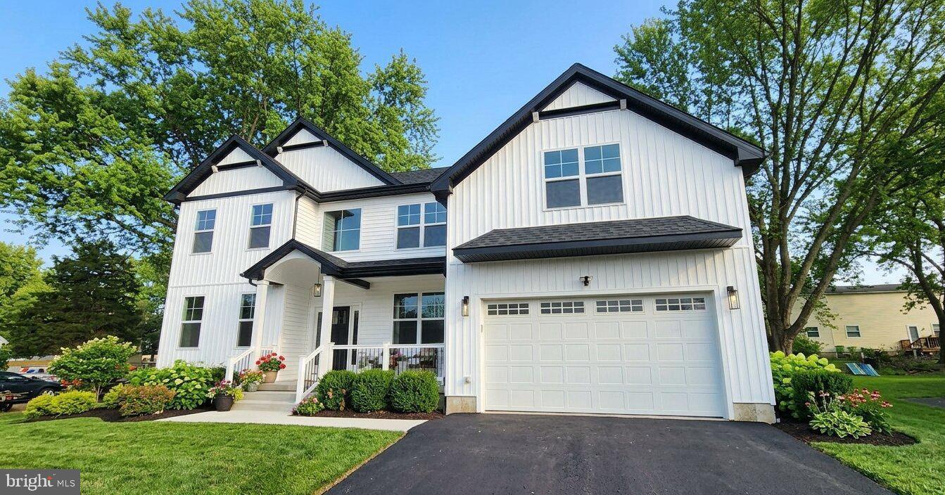 Nestled in a quiet side street within minutes walking distance from downtown Perkasie, this high-value new construction residence, set to be move-in ready Spring 2026, promises an unparalleled lifestyle of luxury and amenity. Spanning a generous but not overwhelming 0.32 acres and showcasing a traditional architectural style, the home boasts a striking facade crafted from premium vinyl siding, ensuring both durability and elegance. This single-detached home features four spacious bedrooms and two and a half opulent bathrooms, designed with the finest finishes and serviced by dual-zone AC and natural gas furnaces. The bedrooms are spacious, and each offers custom built-in shelving in the closets. The heart of the home is a grand living area that flows seamlessly into a spacious kitchen with ample storage and counter space, accentuated by a cozy gas/propane fireplace, perfect for intimate gatherings or serene evenings. The kitchen is designed with 21st Century Brand White Shaker Cabinetry, White Quartz Counters with Gray marbling accents, a built-in pot-filler integrated with the gas range and stainless steel hood, and a built-in pullout microwave in the island. The interior showcases high-end engineered hardwood wide-plank flooring throughout the entire home, creating a clean and inviting atmosphere. Don’t forget the second-floor laundry room, so no more lugging heavy baskets up and down stairs! An unfinished basement offers endless possibilities for customization, allowing you to tailor the space to your unique vision. The attached front-entry extra-wide door garage, accommodating two vehicles, adds convenience to this already impressive property. This home is equipped for anything from entertaining guests, to enjoying quiet moments with the family. This residence is not just a home; it's a lifestyle, offering the perfect blend of comfort and elegance. A nearby walking path and quaint bridge over the East Branch Perkiomen Creek leads you directly to Kulp Park, where you can enjoy tennis courts, basketball courts, and a baseball field right in your neighborhood. Around the corner, Perkasie’s local charm shines through with two craft breweries, a bakery, bike trails, an aquatics center, and a theater all within easy reach.
With meticulous attention to detail and high-end features throughout, this property is poised to become a true gem in the heart of Perkasie. Don't miss the opportunity to make this luxurious vision your living reality!