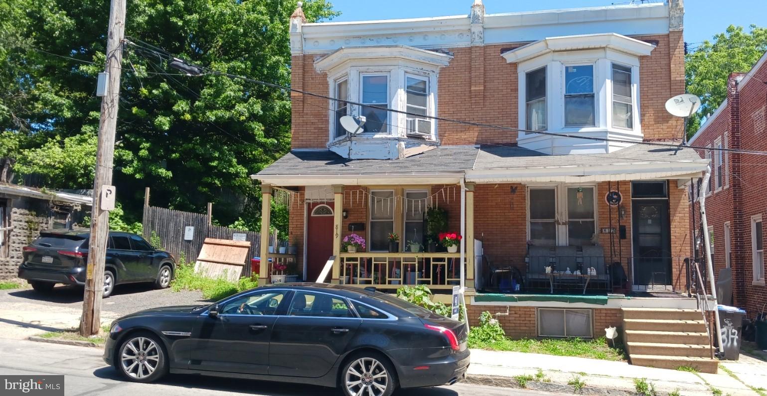 Well-priced, big, 4-bedroom, 2 full bath home with plenty of space to spread out and 2 car garage in back off the ally. Great open front porch. Nice quiet street. Original woodwork throughout. Back door off of kitchen leads out to deck and fenced in yard.   4 good size bedrooms upstairs. 1 full bath on first floor and one on 2nd floor as well. Wonderful location on north-west side of town. EZ access to King of Prussia Mall, rail station and major highways. Rented until August 30th.