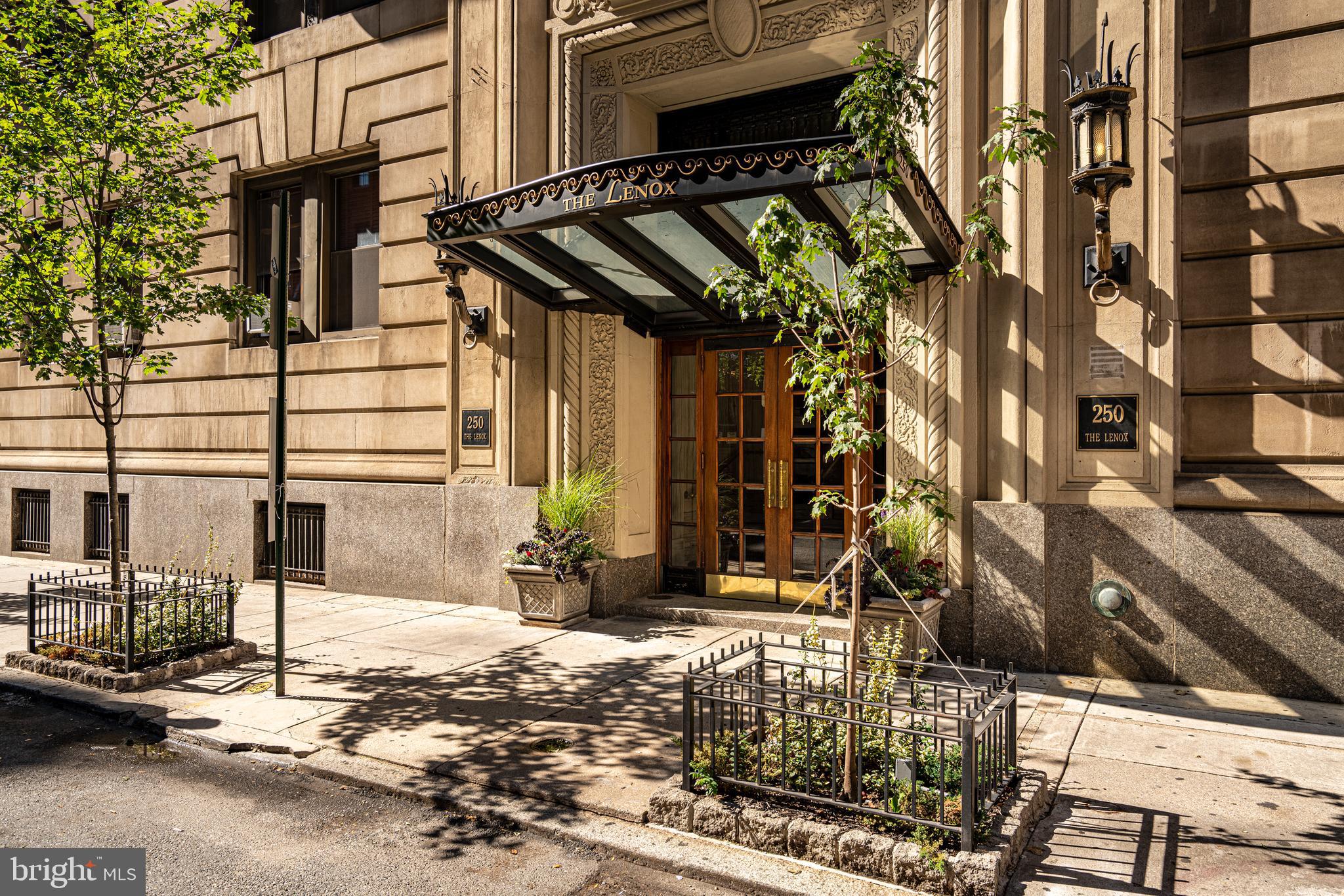 Fantastic opportunity to own right in Center City in the sought-after Lenox Condominium! This bright and spacious unit features a generous living room with classic parquet flooring, storage closet and three oversized windows. The refreshed kitchen offers granite countertops, stainless steel appliances, abundant cabinetry, and updated lighting—perfect for both everyday living and entertaining. The parquet floors continue into with bedroom along with ample closet space, and a ceiling fan for added comfort. The bathroom has also been refreshed, complementing the home’s overall updates. Additional upgrades include new A/C units and updated lighting throughout. Residents of this well-maintained elevator building enjoy premium amenities including a 24-hour doorman, package service, laundry facilities, and a bike room. Ideally situated in Washington Square West, you’re just minutes from Center City and surrounded by some of Philadelphia’s best dining, shopping, and cultural attractions.