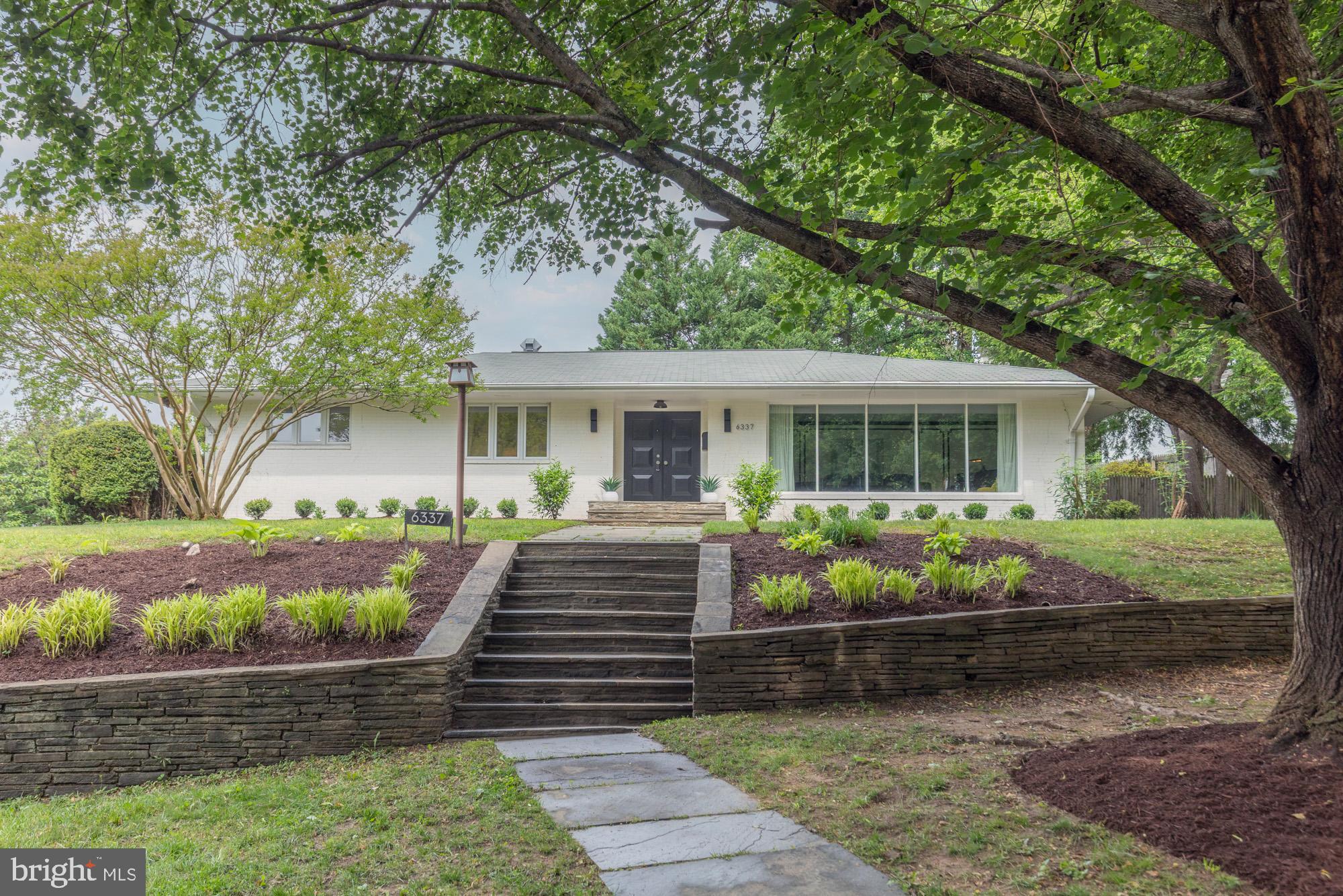 *** Join us for a special weekend Open House Saturday 6/6 and Sunday 6/7, 2:00PM-4:00PM featuring a patriotic price of $1,776,000 in honor of America's 250th birthday! Tour this exceptional home while enjoying festive cupcakes and American flags as we celebrate this historic milestone together. 🧁⭐🇺🇸 *** Easy living at its best in the heart of Kenwood Park. Set on a beautiful 0.34-acre lot, this custom all-brick home offers one-level living with wide halls, generously sized rooms, and a thoughtful floor plan designed for both gathering and everyday comfort.

The home features four bedrooms, three-and-a-half baths, an oversized two-car garage, a finished lower level, a private backyard, and a lovely patio. Special spaces include a library with built-ins, a light-filled dining room, and a kitchen with an easy, functional flow that naturally becomes the heart of the home.

Designed for both entertaining and everyday living, the expansive lower-level rec room provides abundant space for movie nights, hobbies, fitness, or play, while the private lower-level guest suite is ideal for visitors, extended family, an au pair, or long-term guests.

The lovely backyard offers privacy and room to relax, garden, or gather with friends and family. Located within the Whitman school cluster, the home is served by Burning Tree Elementary, with a bus stop conveniently located directly in front of the house.

Enjoy easy access to everything Bethesda has to offer. Just 1.5 miles from the Capital Crescent Trail trailhead for walking, running, and biking, as well as Whole Foods and the newly revitalized Westbard shopping center featuring Giant, Tatte, Lucky Strike, dining, retail, and everyday conveniences. Ideally situated near the Sangamore shops, Bethesda Row, I-495, and Clara Barton Parkway, with a Metro bus stop just outside your door.

A rare opportunity to enjoy spacious one-level living, exceptional convenience, and a wonderful Kenwood Park location.