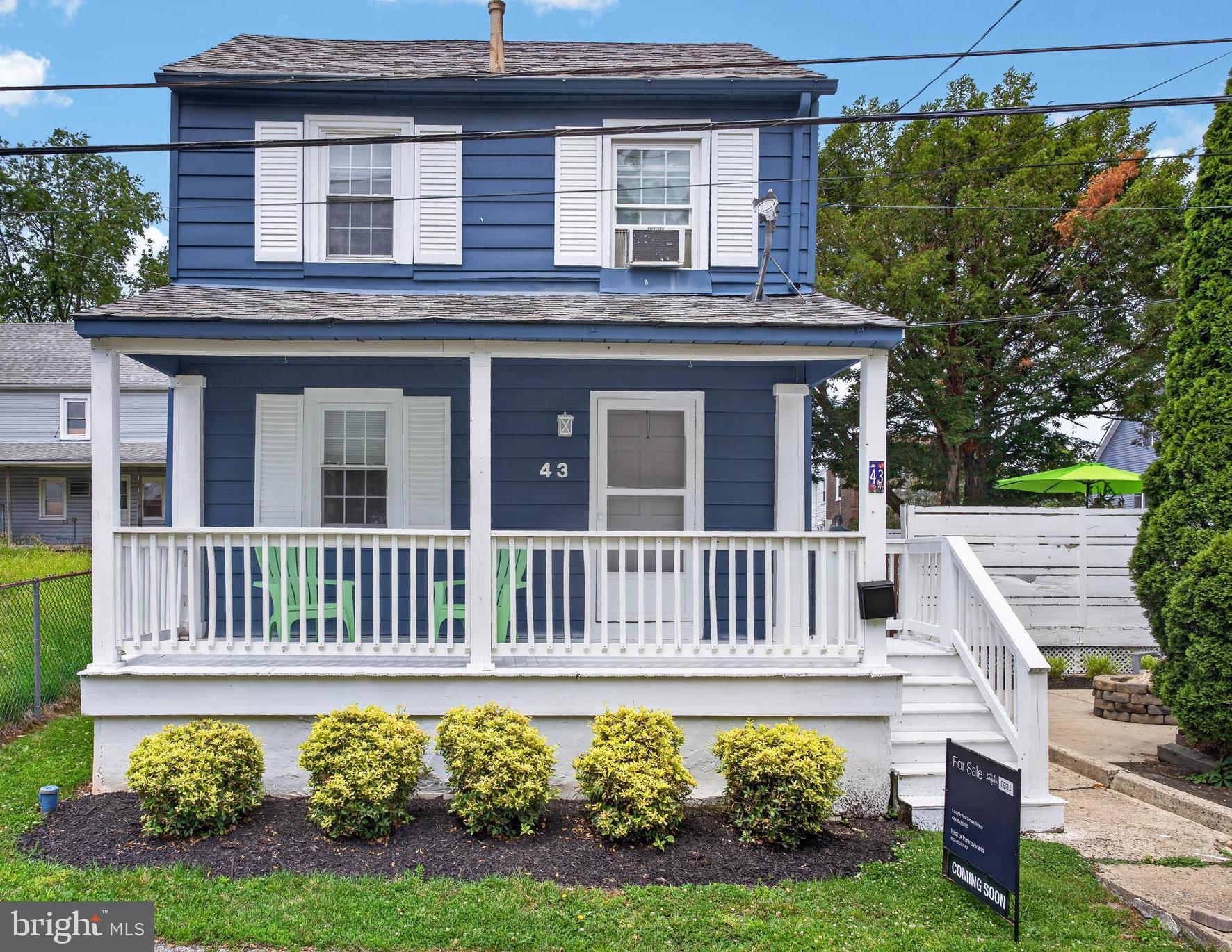 Welcome to 43 Oak Street, where charm, convenience, and outdoor living come together in the heart of Phoenixville. This inviting home offers two bedrooms plus a versatile loft space.
Inside, you'll find an updated kitchen, abundant natural light, and a comfortable floor plan designed for everyday living. The welcoming front porch provides the perfect spot for morning coffee or relaxing evenings.
Step outside and discover what truly sets this property apart. The fenced backyard is designed for entertaining and enjoyment, featuring a raised deck for outdoor dining, a dedicated fire pit gathering area, and plenty of green space to enjoy. Four off-street parking spaces provide a rare and valuable convenience.
Located just a short walk from Phoenixville's vibrant downtown filled with restaurants, shops, parks, and community events, this home offers the perfect blend of neighborhood charm and modern convenience.