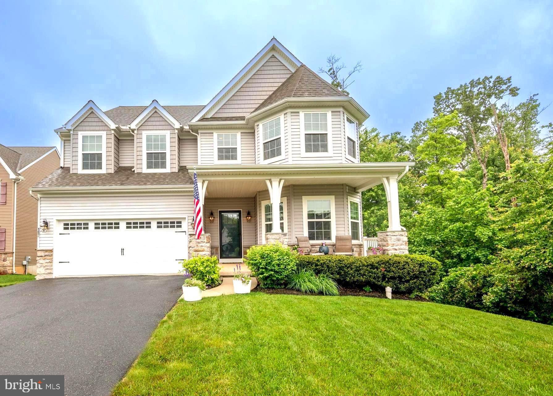 Welcome to an exceptional residence tucked away on a quite cul de sac in the Cool Springs at Charlestown community. This stunning Covington model by Keystone Custom Homes showcases the elegant Heritage elevation, offering timeless architectural presence and a gracious covered front entry.  Step inside to discover a beautifully curated open floorplan, where refined LVP flooring flows seamlessly throughout the main level. The gourmet kitchen is a true showpiece—appointed with 42” white cabinetry, gleaming quartz countertops, a farmhouse sink, an oversized island with generous seating, and premium stainless-steel appliances.  Entertaining is effortless with the custom built‑ins in the dining area, complete with wine and beverage refrigerators. A spacious walk-in pantry and a mudroom with its own walk-in closet provide exceptional first floor storage and convenience.  A private study and stylish powder room complete the main level. Upstairs, you’ll find a serene sitting area, four luxurious bedrooms, each featuring its own walk in closet, each room with special features from bay window to custom molding. The primary suite is a retreat unto itself, boasting two expansive walk in closets and sleek primary ensuite. A second-floor laundry room adds ease to daily living. The large unfinished lower level, with its impressive ceiling height, offers endless potential for future customization. Outside, enjoy the tranquility of a private, fully fenced backyard—set on what is truly one of the most desirable lots in the neighborhood. Enjoy community jogging and walking paths, plus a beautiful playground —ideal for an active, outdoor lifestyle. This well-maintained home blends comfort, and thoughtful design at every turn—an extraordinary opportunity in the sought after Cool Springs at Charlestown.  Located close to charming Historic Charlestown, Public Boat ramp/launch close by to the North East River, conveniently located to I95, one hour from Philadelphia and Baltimore.