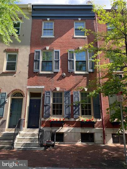 Fabulous Listing in Society Hill. A Wonderfully Maintained Triplex for SALE  running 78 ft. deep with over 3200 sq. ft. of Living Space.   Handsome Brick Façade with Newer Windows, Large Rooms throughout, and all self-contained. The Property consists of a 3 Bedroom Owner’s unit, a 2 Bedroom and a 1 Bedroom. 1st Floor Unit - Huge 3 Bedroom, 2 Full Bath – Originally was the Owners Unit with soaring ceilings, Beautiful Solid Oak Hardwood Floors throughout, Large Eat in Kitchen, Great Closet Space and a Side Breezeway. 2nd Floor unit - Light Filled 2 Bedroom with High Ceilings, Original inlaid Hardwood Floors, Eat in Kitchen and a Gorgeous Marble Fireplace with Original Wood Mantle plus a Full Tile Bath. 3rd Floor unit - Sizable 1 Bedroom with Great Ceiling Height, Hardwood Floors, Eat in Kitchen, Full Tile Bath and Rear Deck Potential. Basement- Clean, Neat and Dry with unbelievable amounts of space and running the entire length of the property. 3 Separate Rooms, Full Bath, Walk in Closet, Incredible Storage Space and Mechanical Room. This is a great property in an A+ location and could be converted into a Spectacular Single-Family Home. The 1st & 2nd Floor units are currently vacant. The property has been thoughtfully maintained over many years and includes recent updates such as a new roof and all new hot water heaters. Make your appointment today!
